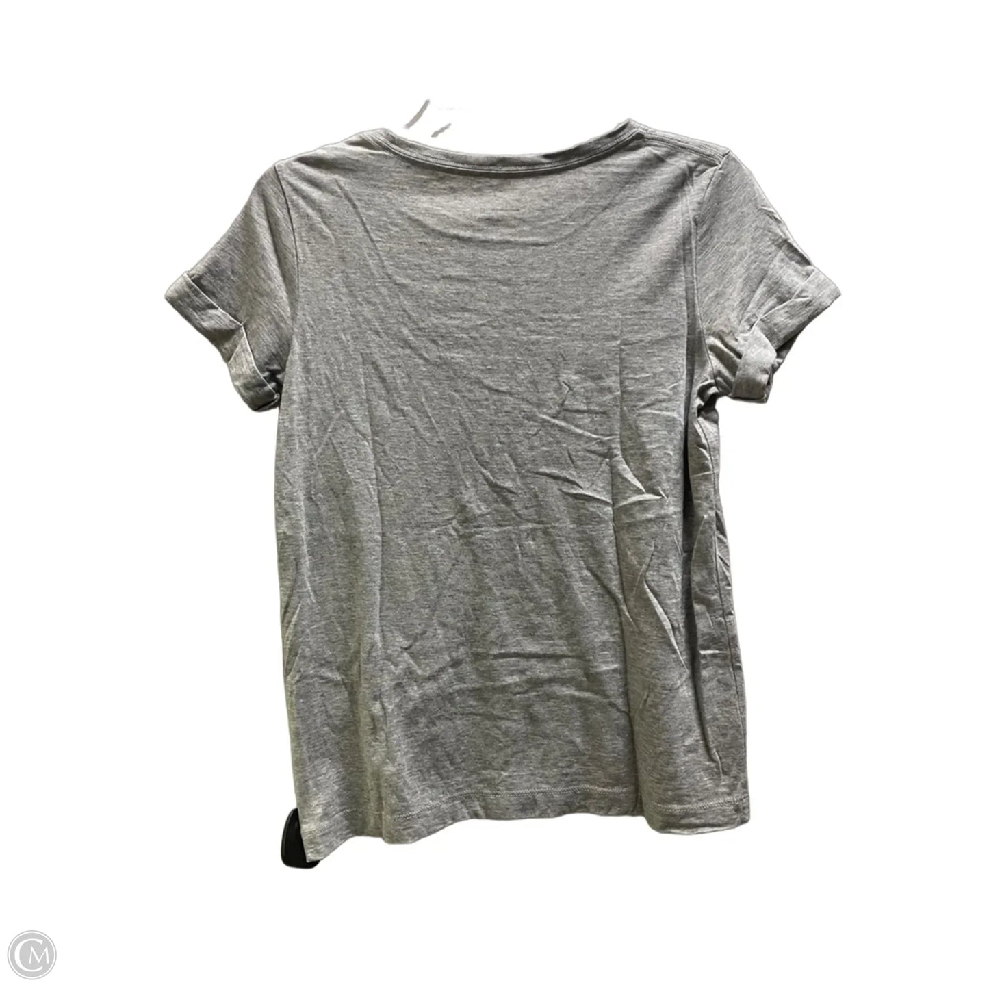 Top Short Sleeve Designer By Kate Spade In Grey, Size: Xs