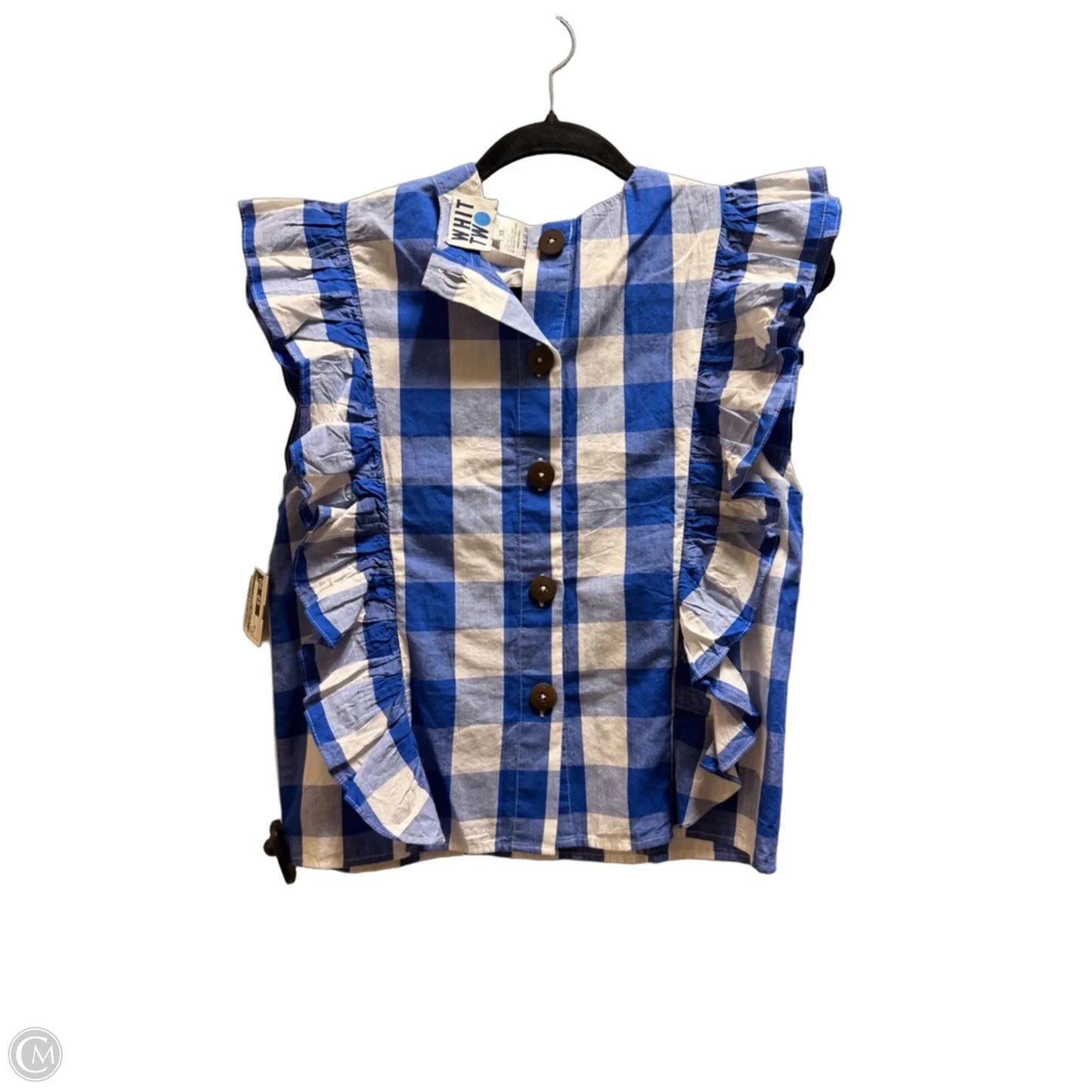 Top Sleeveless By Clothes Mentor In Blue, Size: Xs