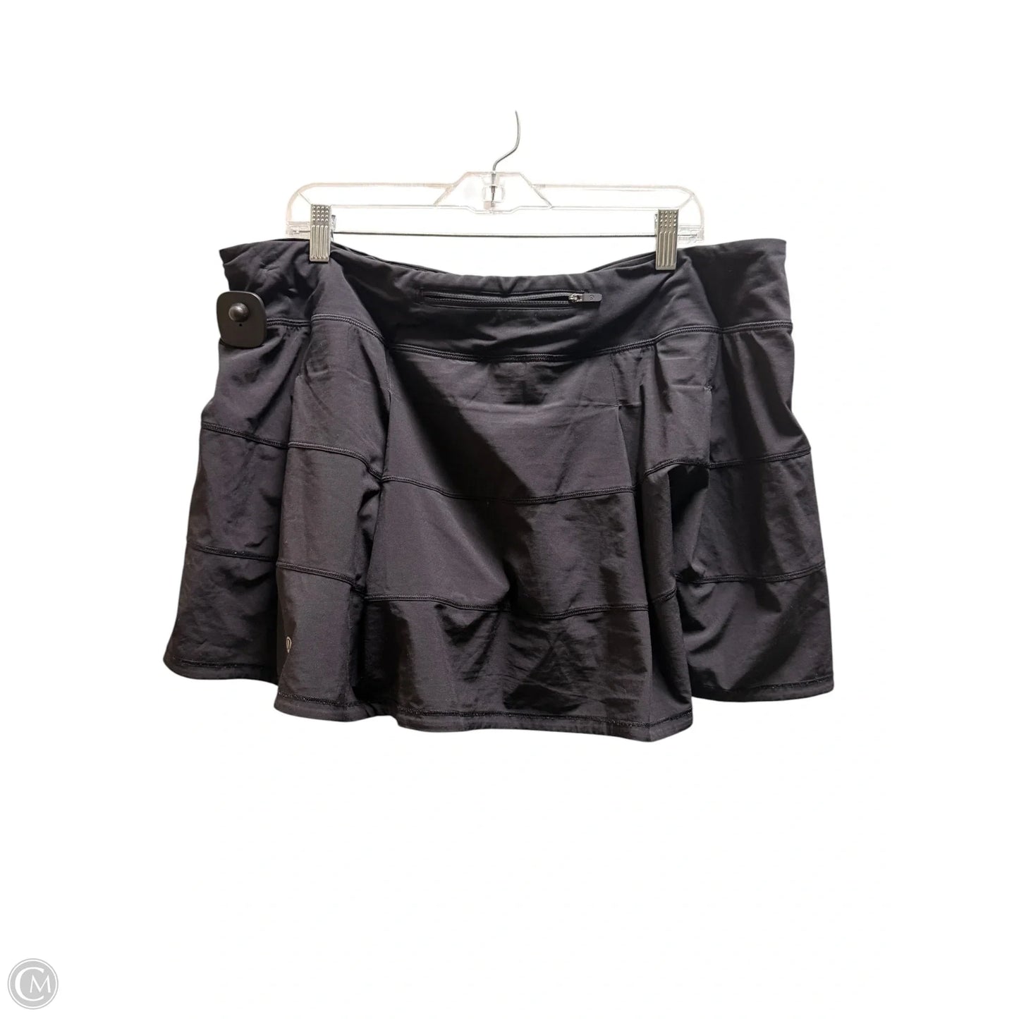 Athletic Skirt By Lululemon In Black, Size: 16