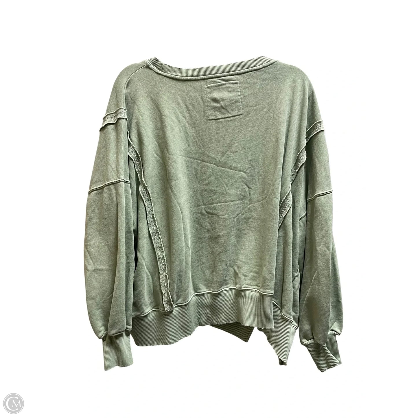 Sweatshirt Crewneck By American Eagle In Green, Size: S