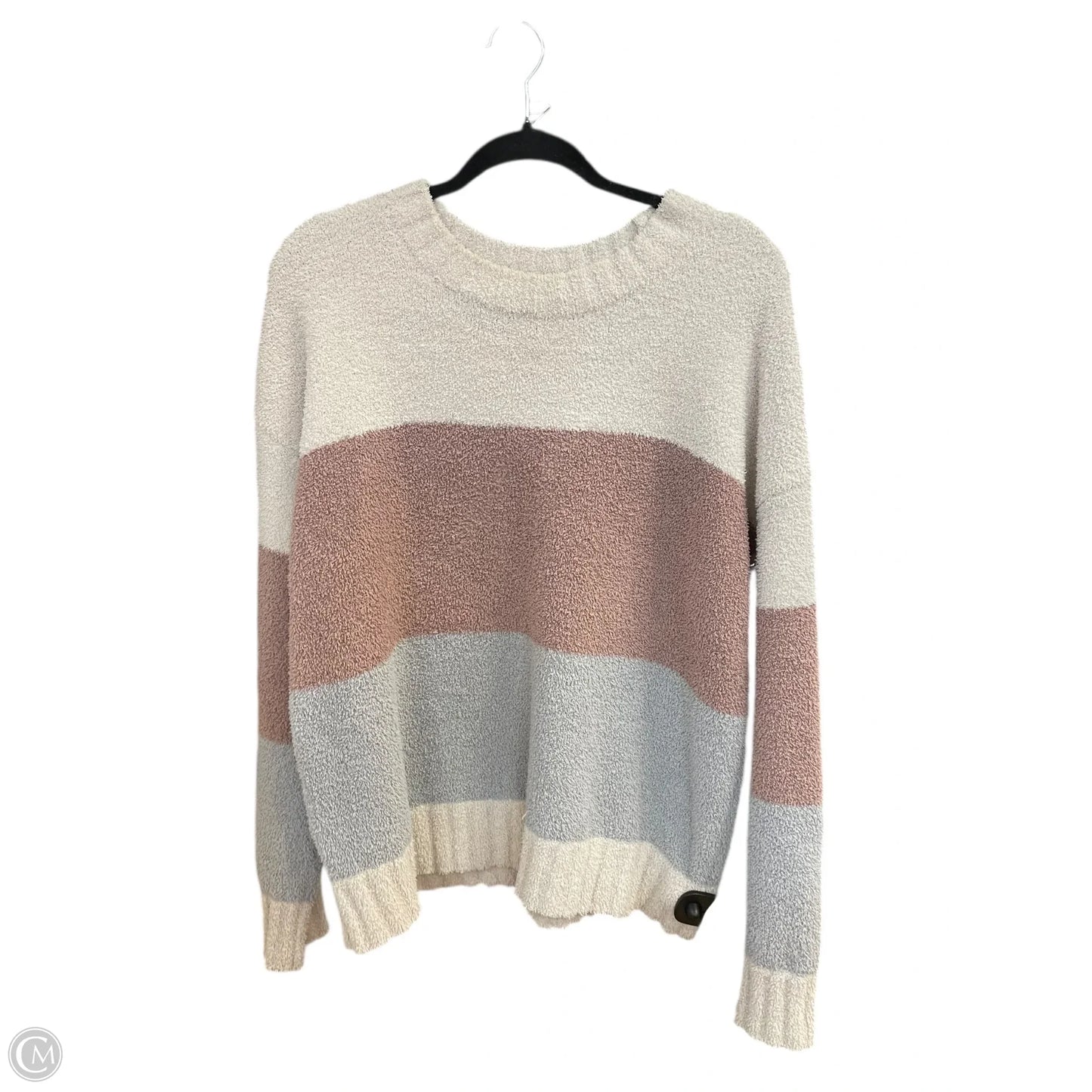 Sweater By Clothes Mentor In Cream, Size: L