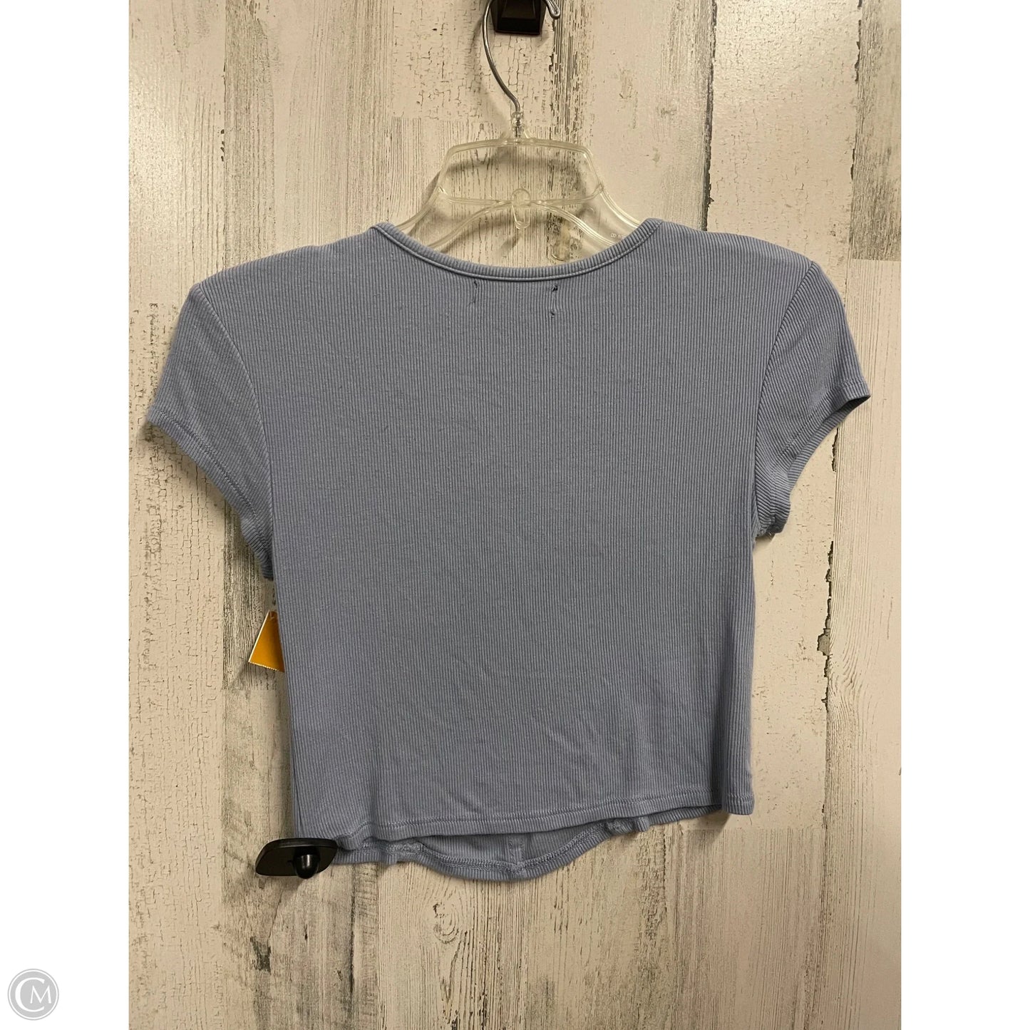 Top Short Sleeve Basic By Clothes Mentor In Blue, Size: M