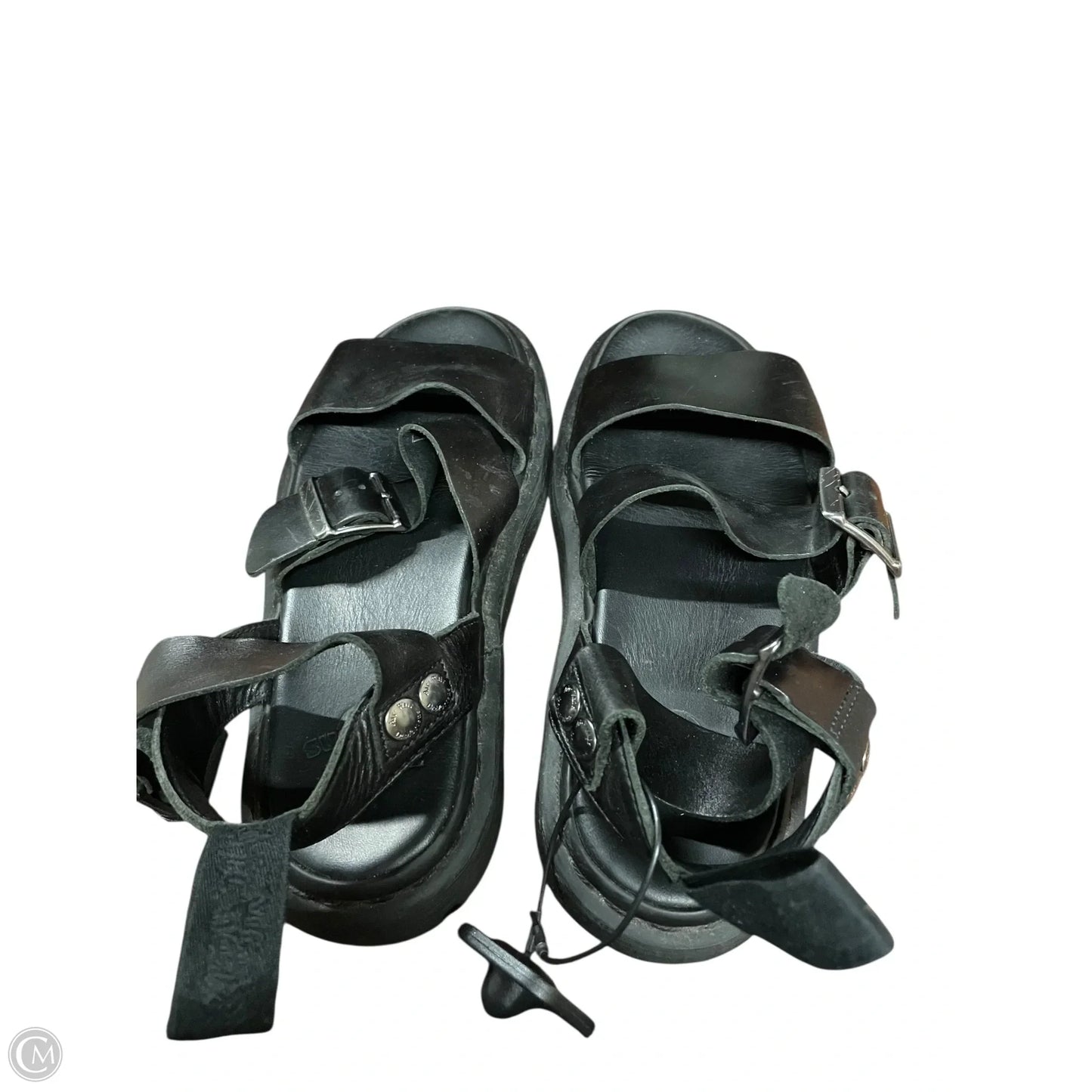 Sandals Flats By Dr Martens In Black, Size: 6