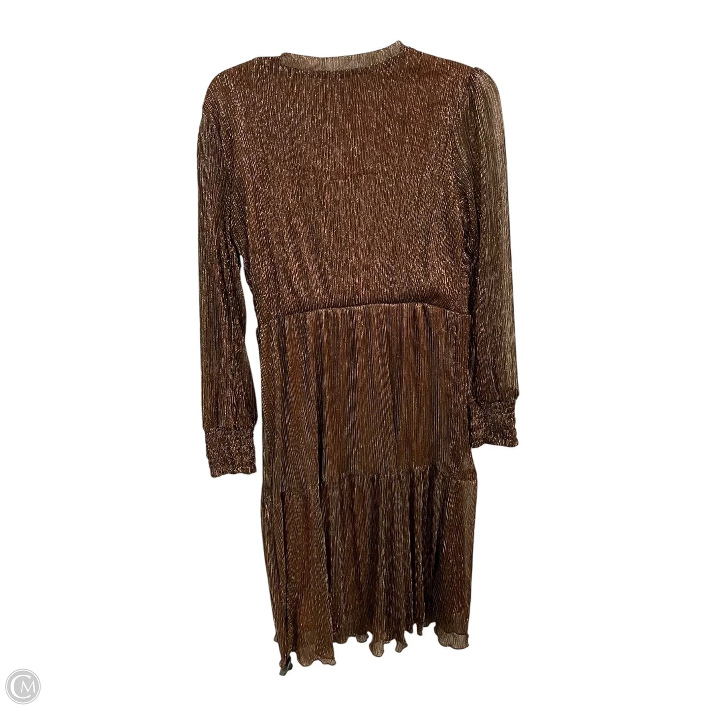 Dress Casual Maxi By Ny Collection In Gold, Size: M