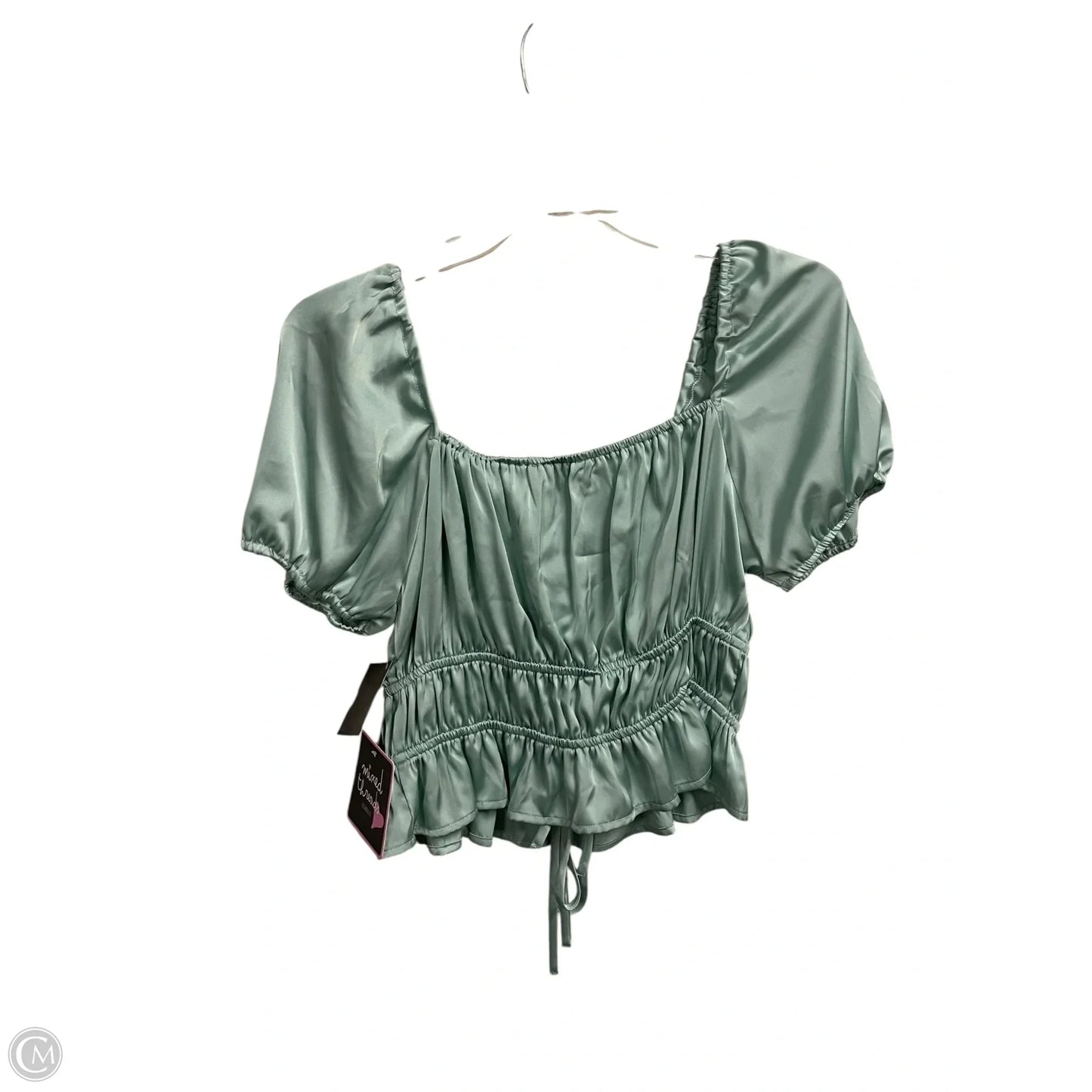 Top Short Sleeve By Clothes Mentor In Blue, Size: M