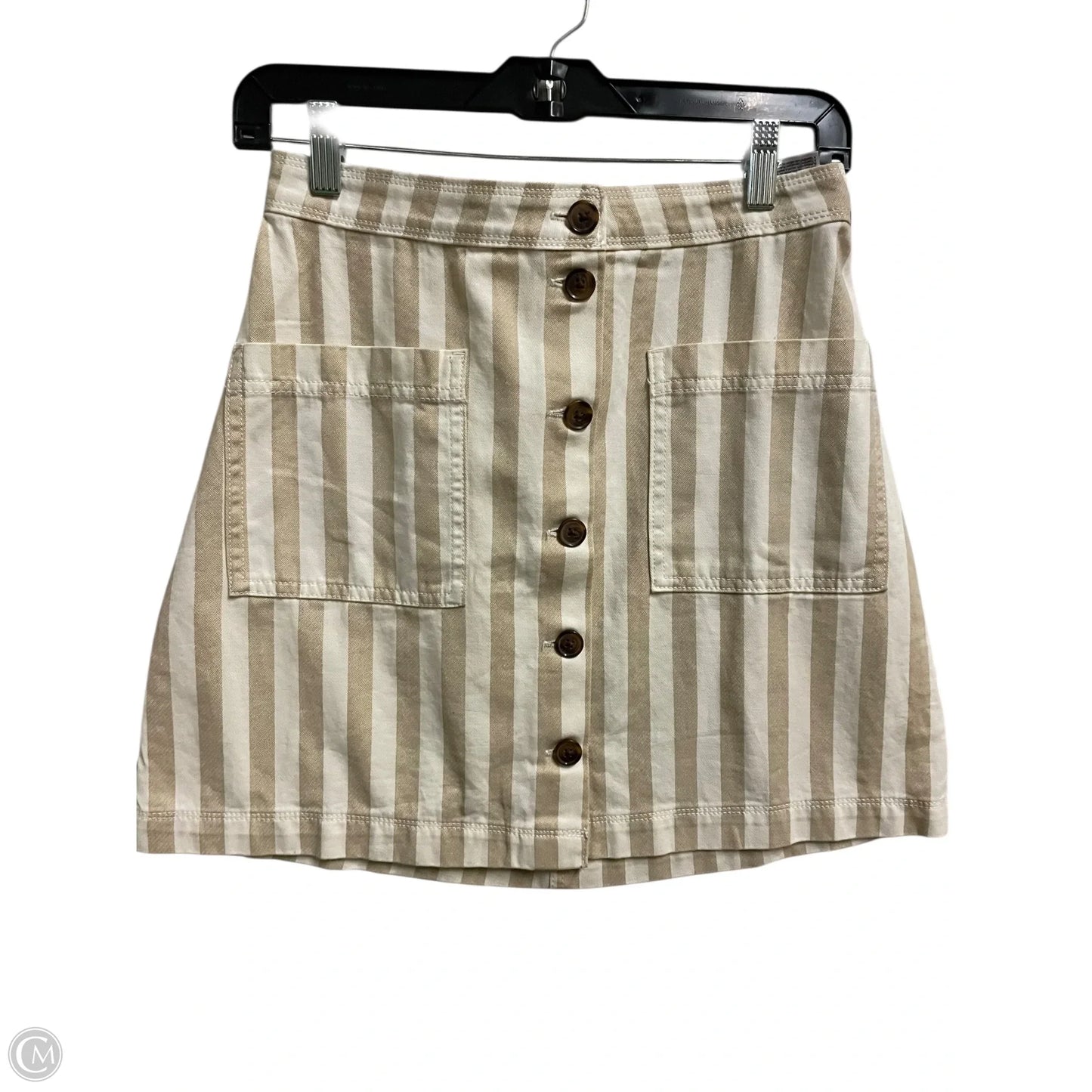 Skirt Mini & Short By Old Navy In Striped Pattern, Size: 2