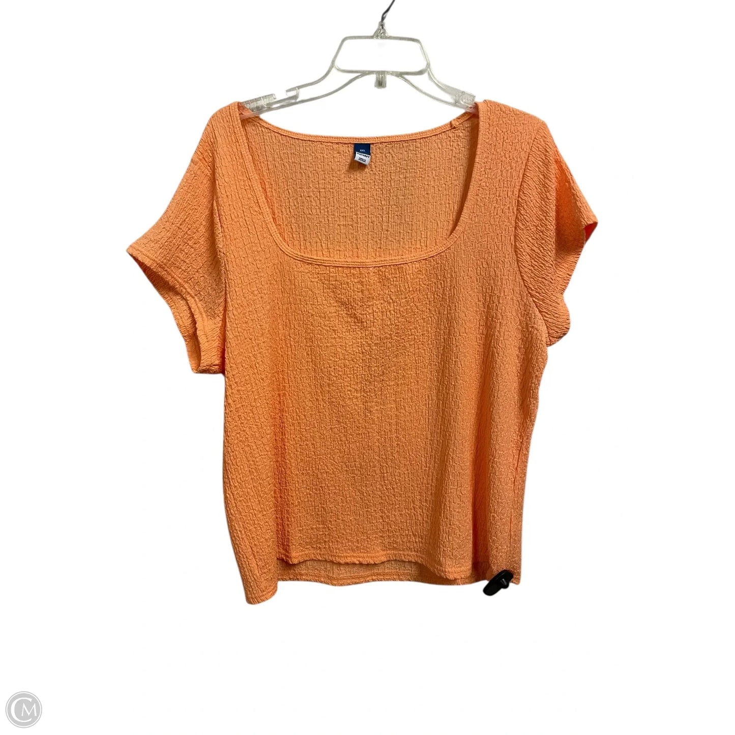 Top Short Sleeve By Old Navy In Orange, Size: 2x