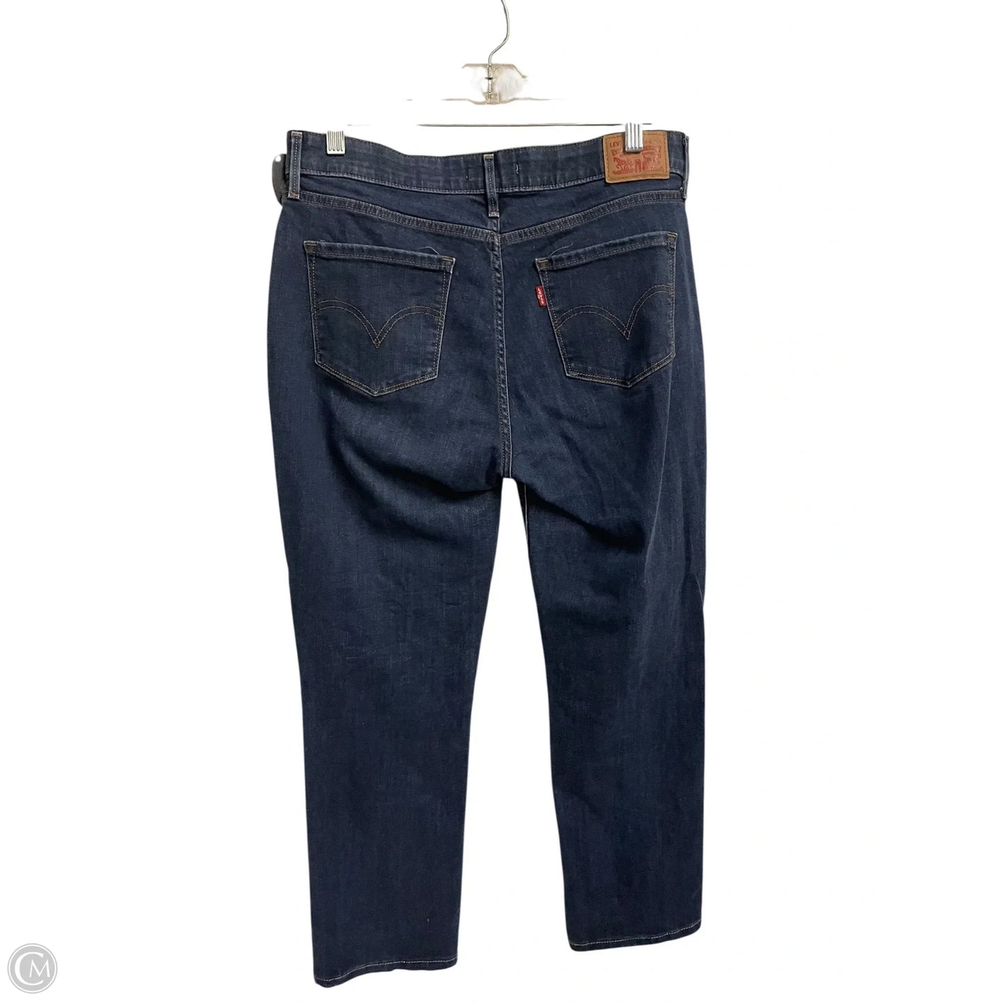 Jeans Straight By Levis In Blue, Size: 12