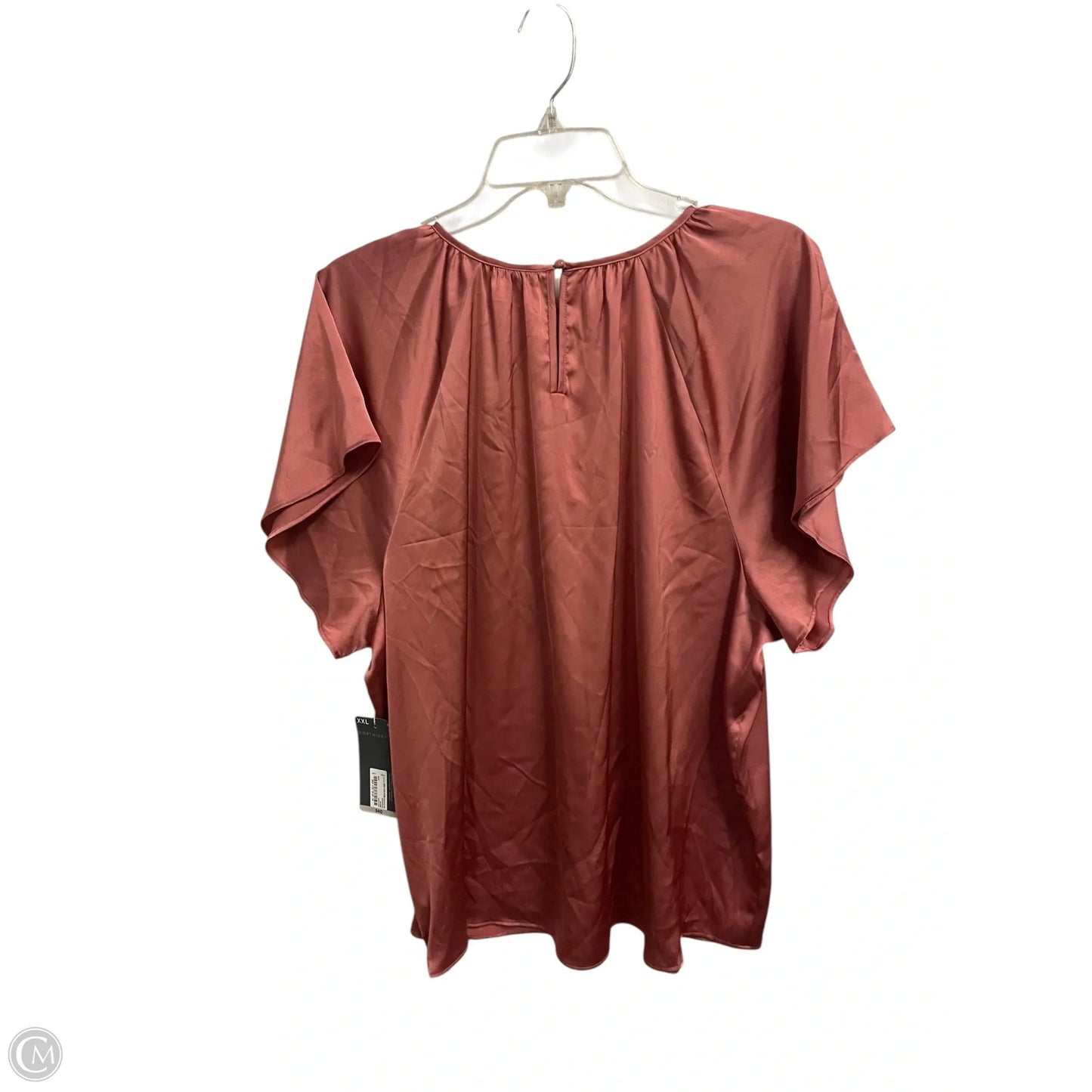 Top Short Sleeve By Worthington In Pink, Size: 2x