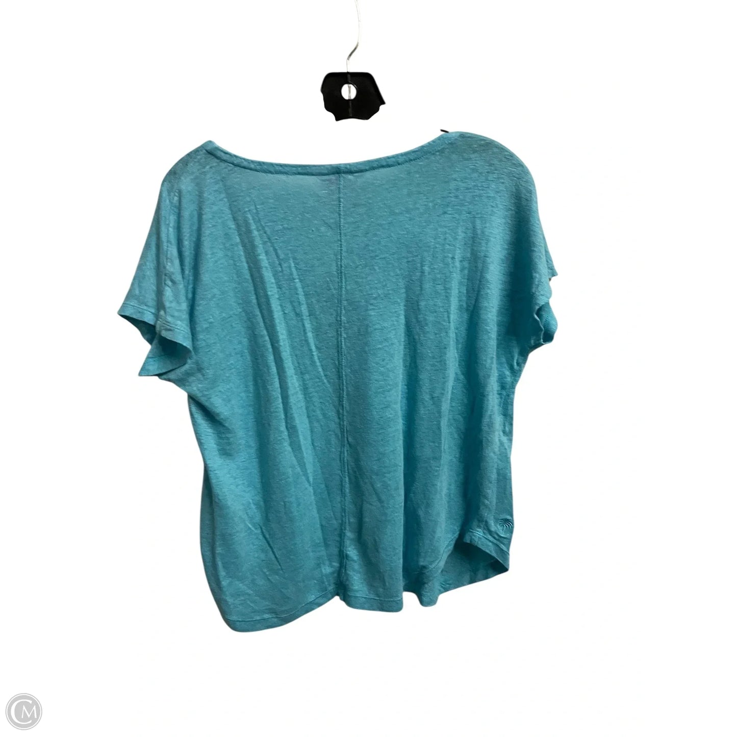 Top Short Sleeve Designer By Lilly Pulitzer In Blue, Size: S