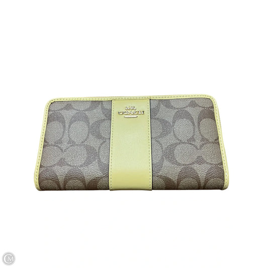 Wallet Designer By Coach, Size: Large