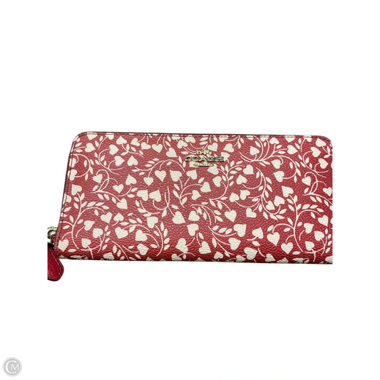 Wallet Designer By Coach, Size: Large