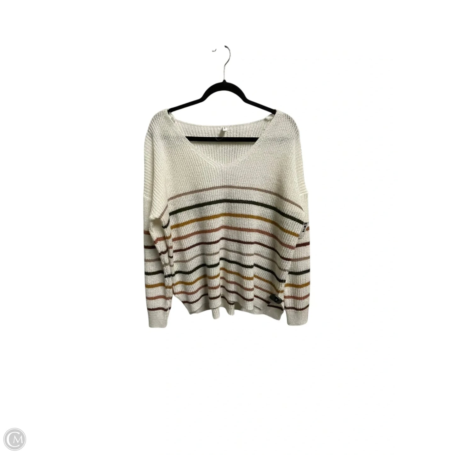 Sweater By Wishlist In Striped Pattern, Size: L