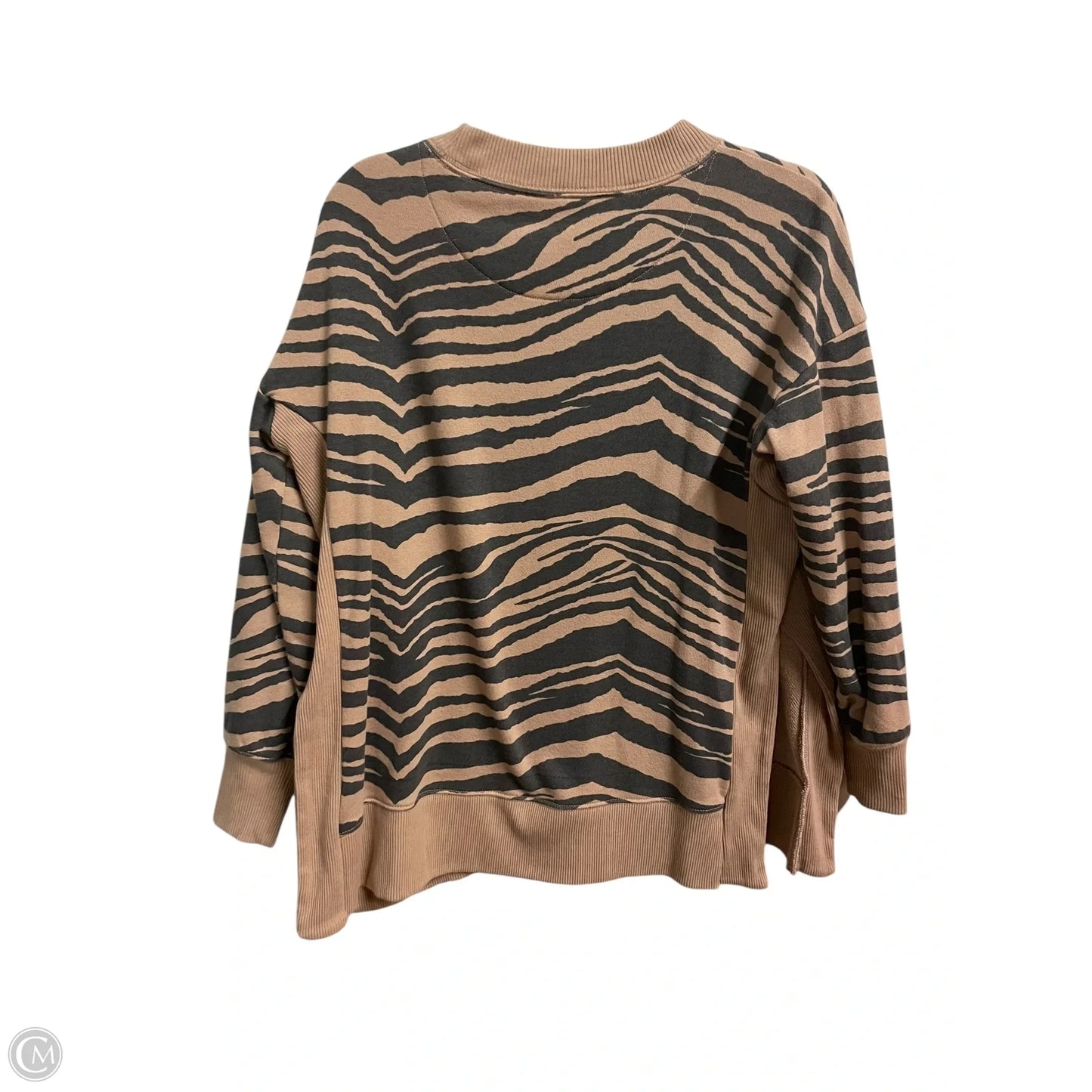 Sweatshirt Crewneck By Aerie In Zebra Print, Size: Xs