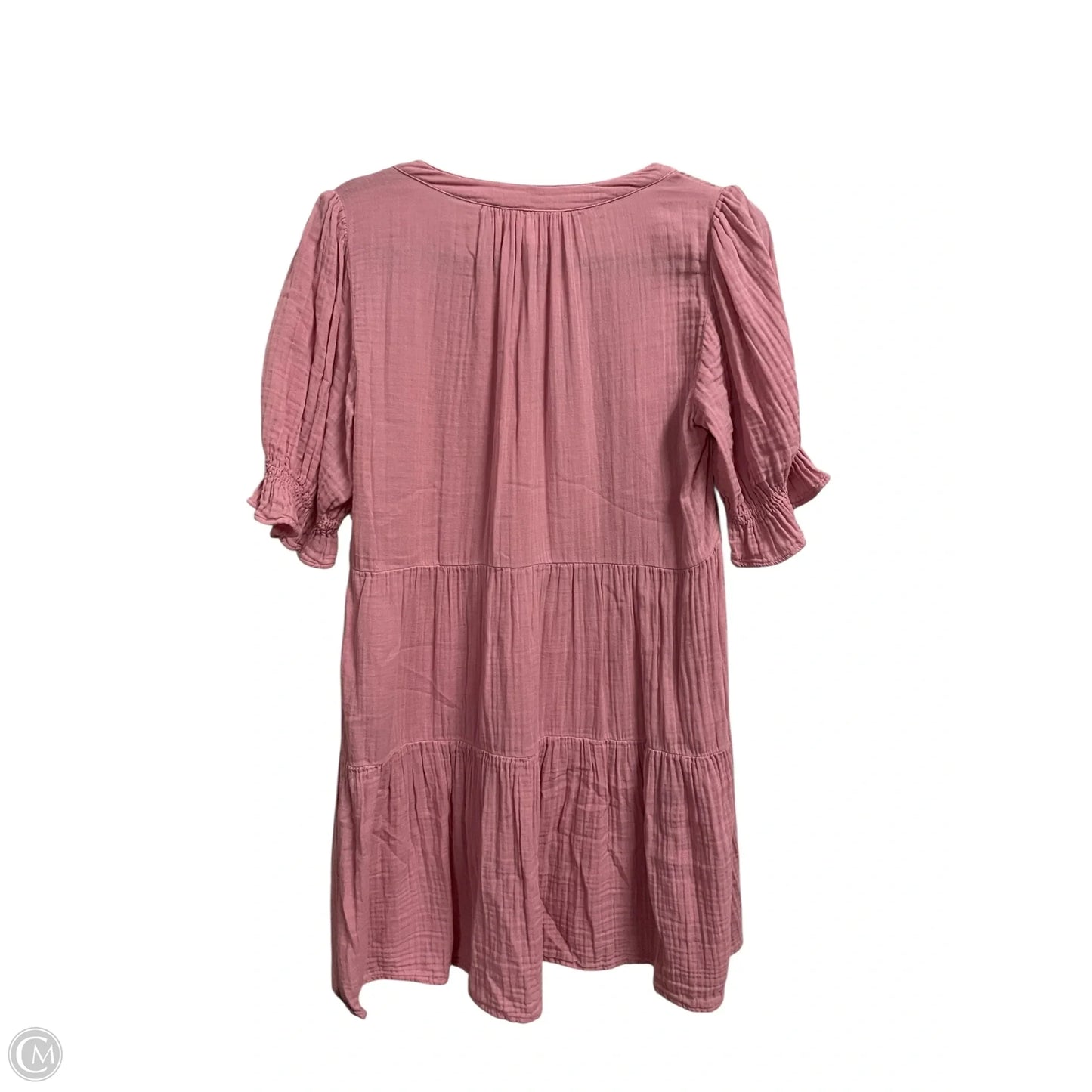 Dress Casual Midi By Velvet In Pink, Size: S