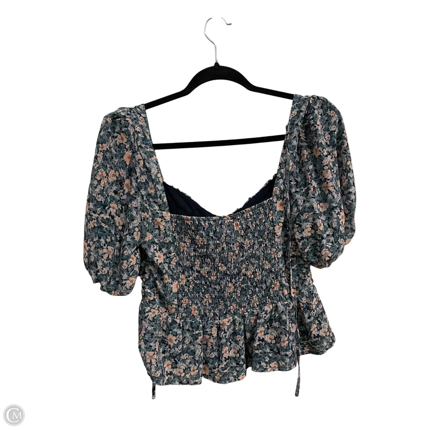 Top Short Sleeve By Astr In Blue, Size: M