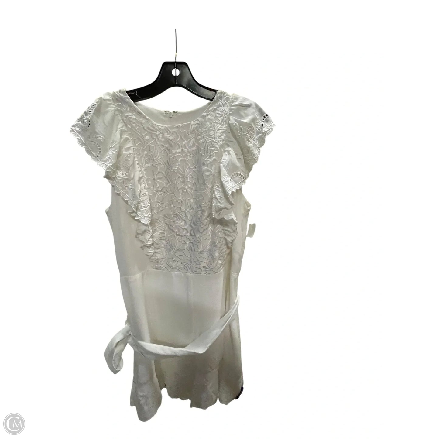 Romper By Express In White, Size: L