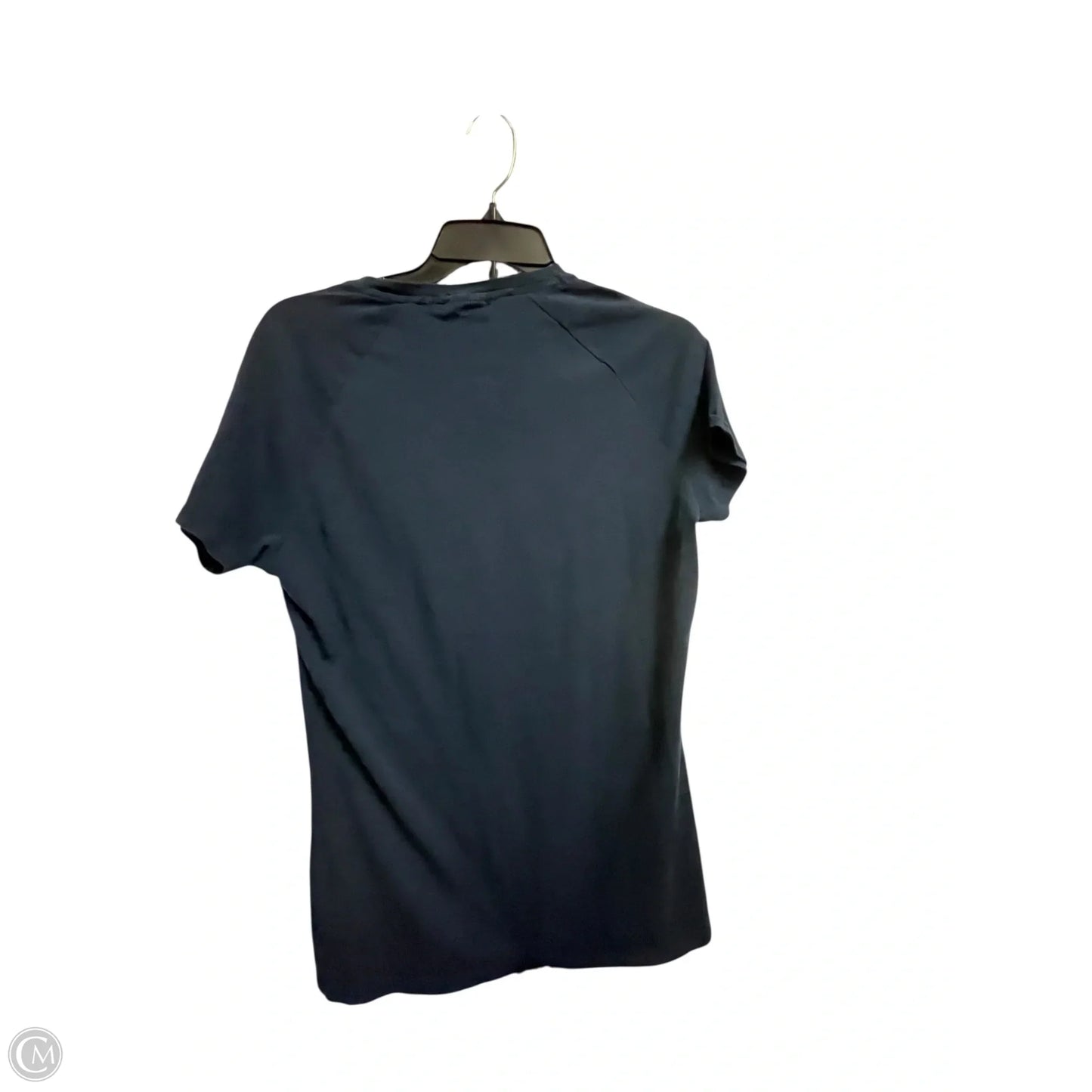 Athletic Top Short Sleeve By Gym Shark In Blue, Size: M