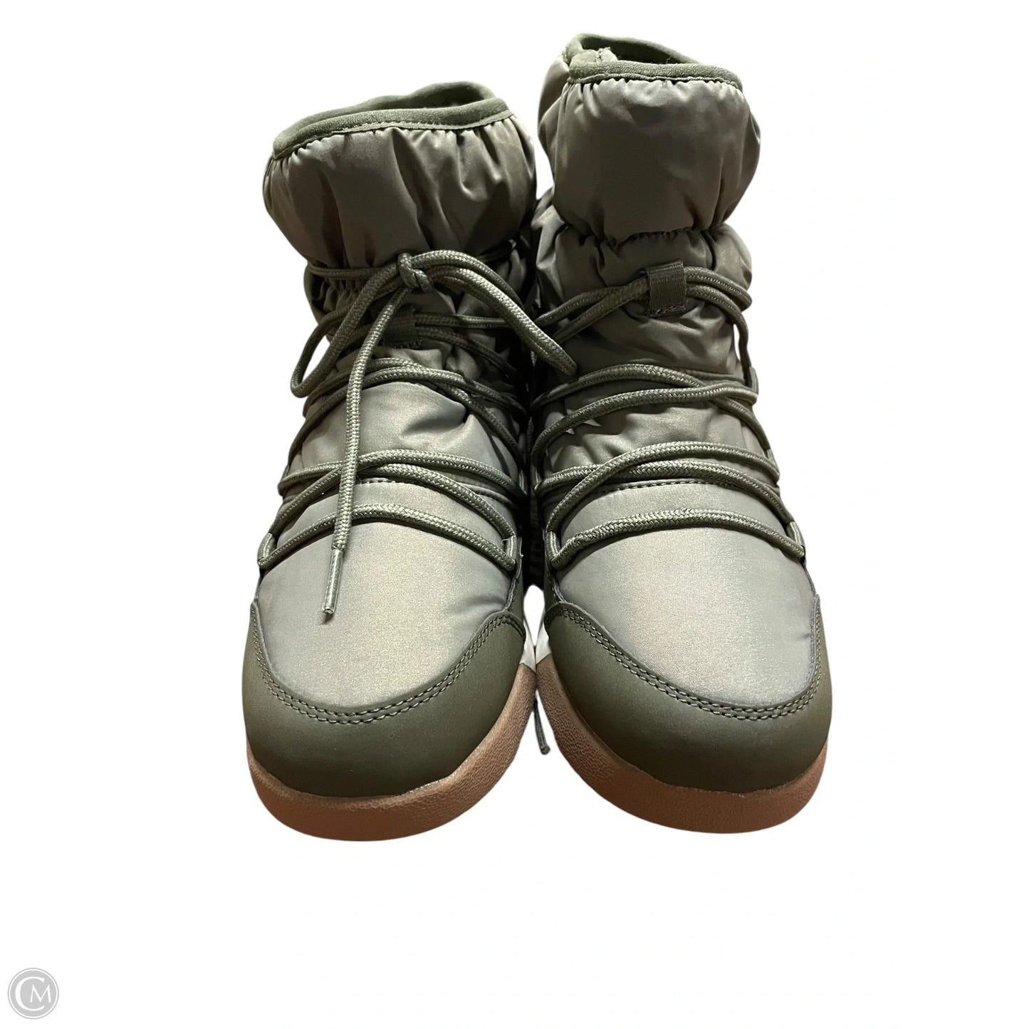 Boots Snow By All In Motion In Green & White, Size: 9