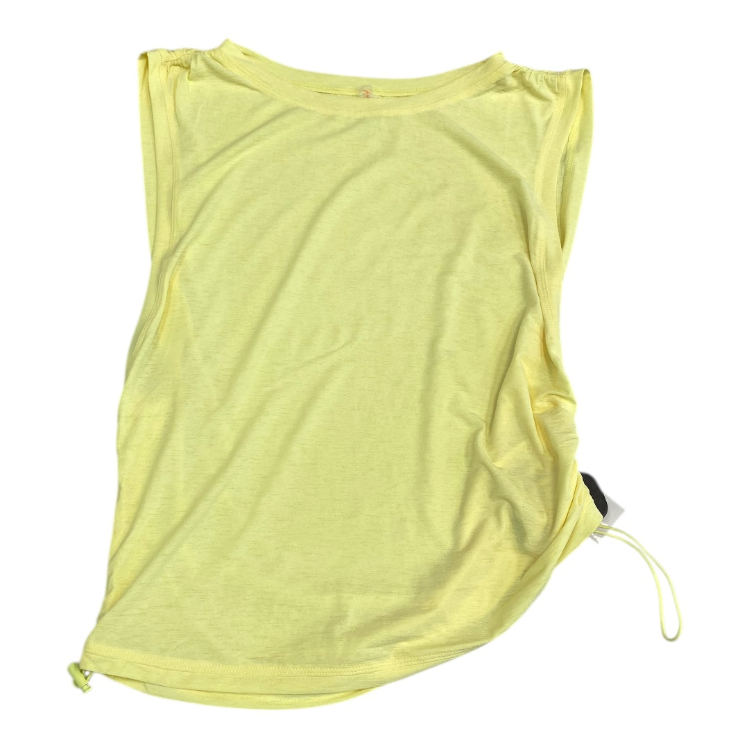 Top Sleeveless By Free People In Yellow, Size:L
