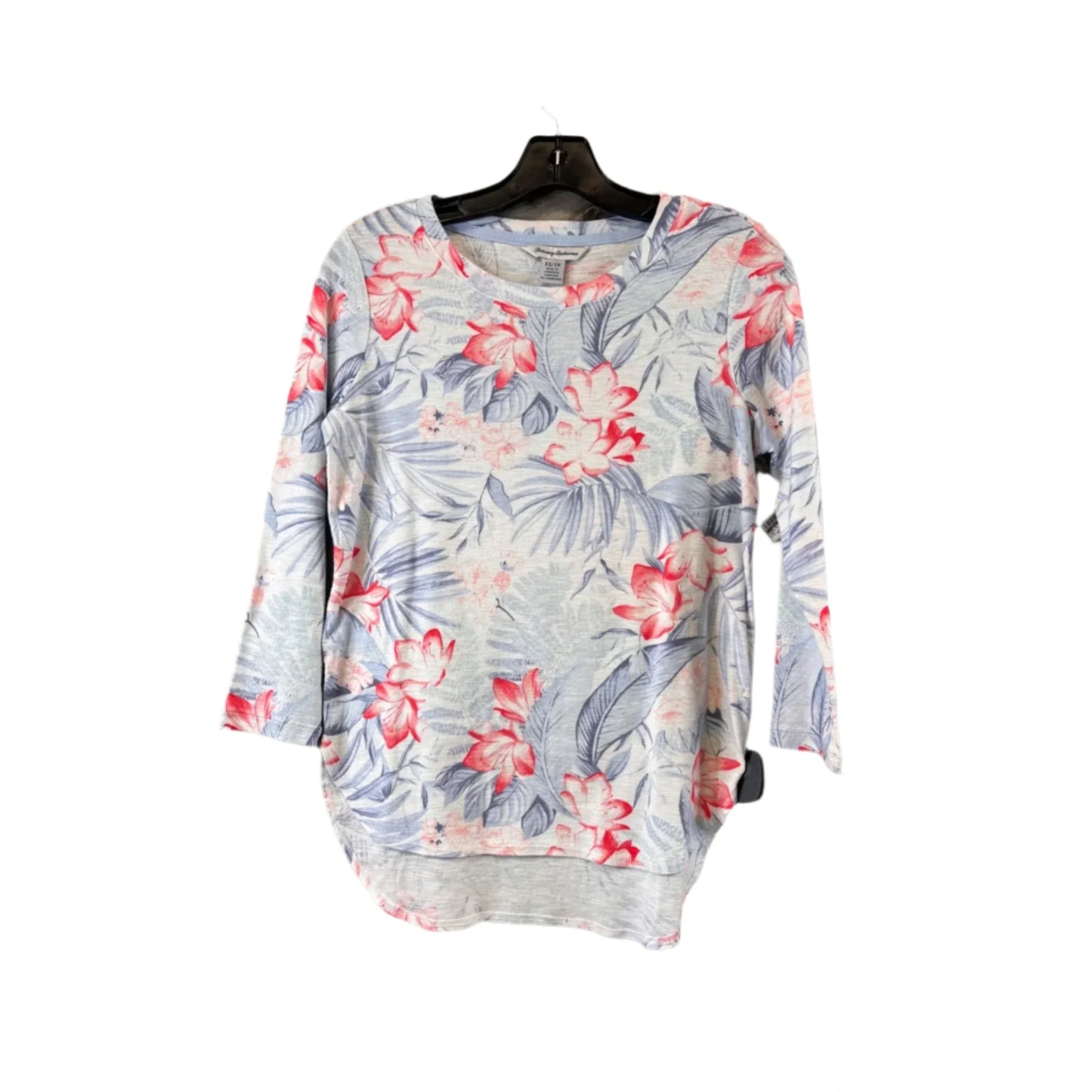 Top 3/4 Sleeve Basic By Tommy Bahama In Blue & Red, Size: Xs