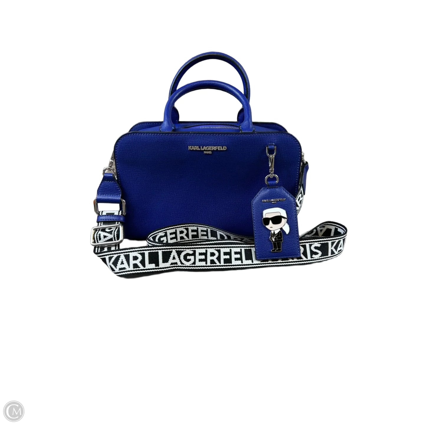 Handbag Designer By Karl Lagerfeld, Size: Medium