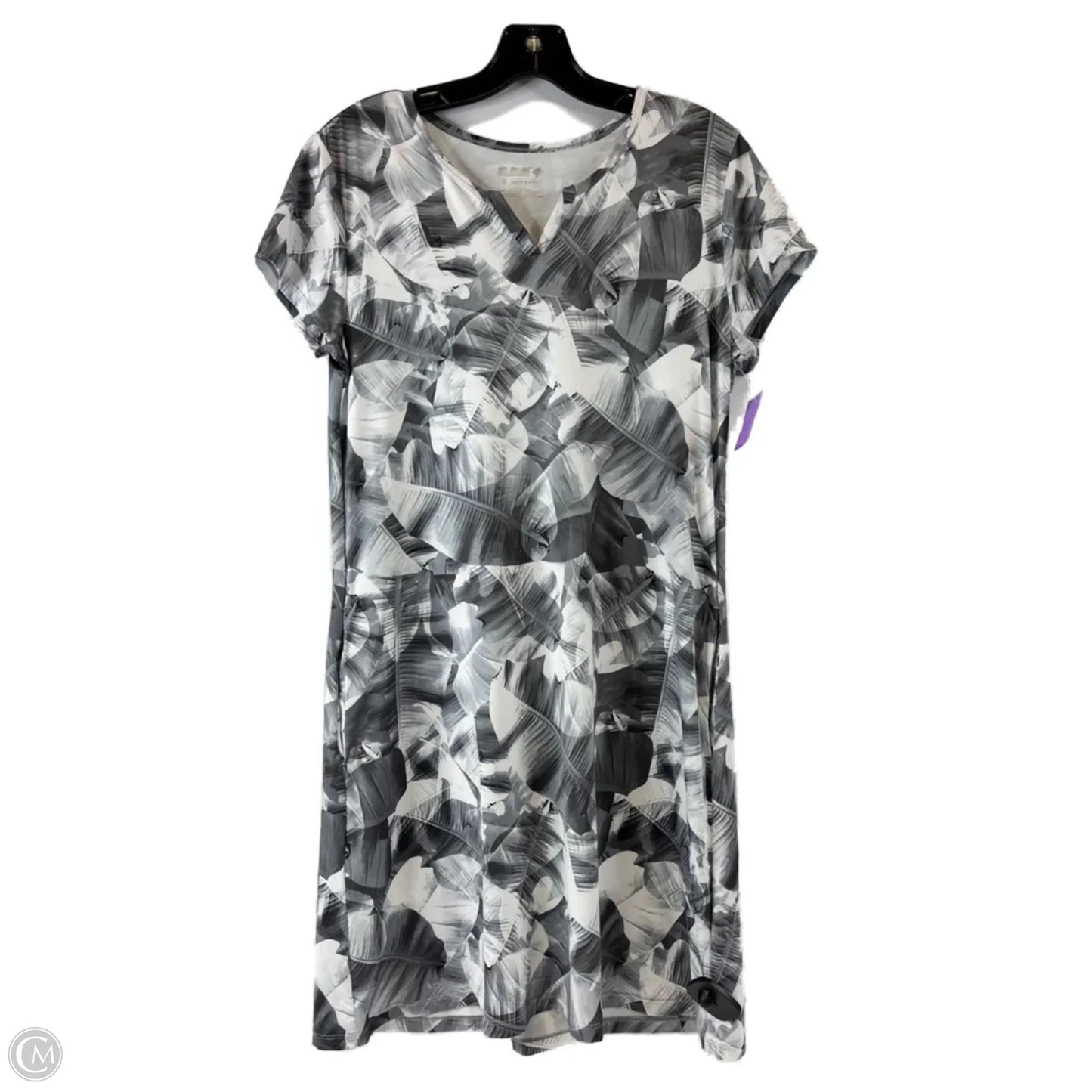 Athletic Dress By Reel Legends In Black & White, Size: S