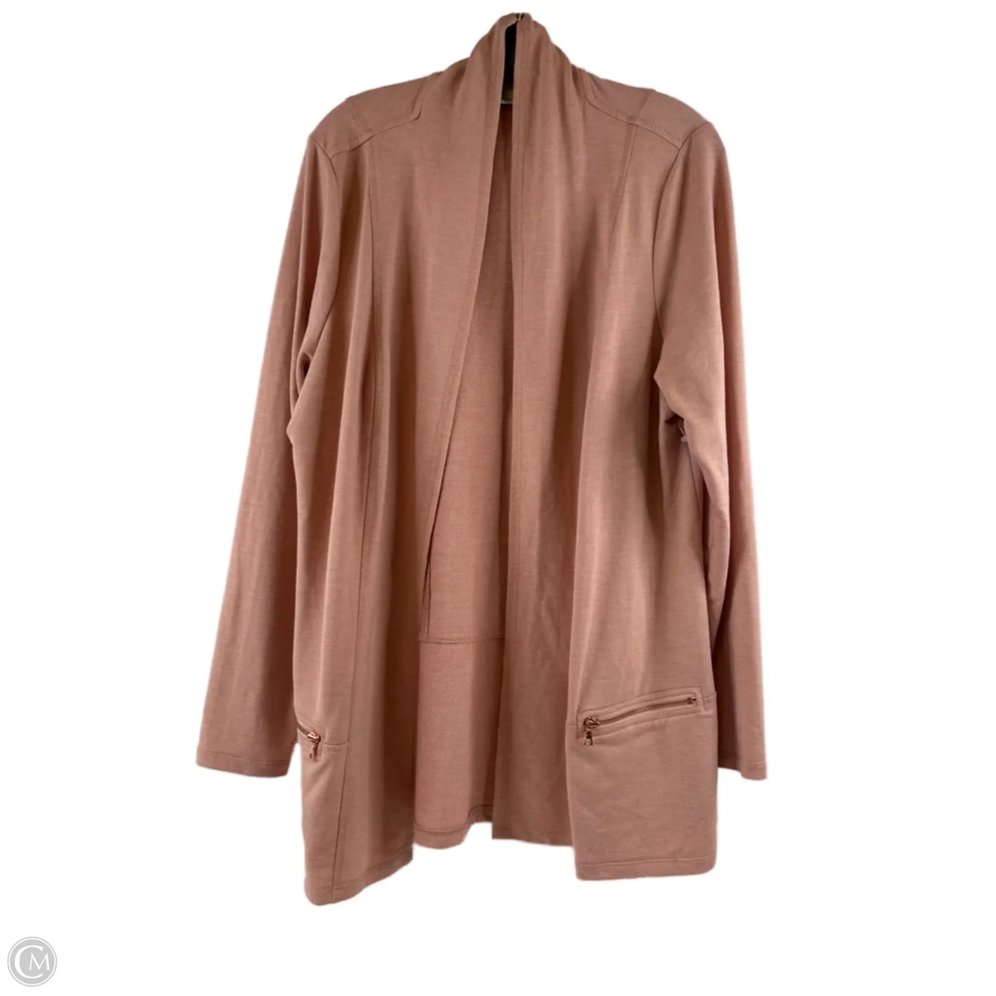 Cardigan By Logo In Orange, Size: L