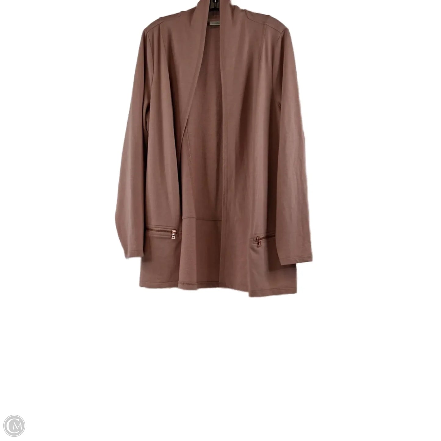 Cardigan By Logo In Orange, Size: L