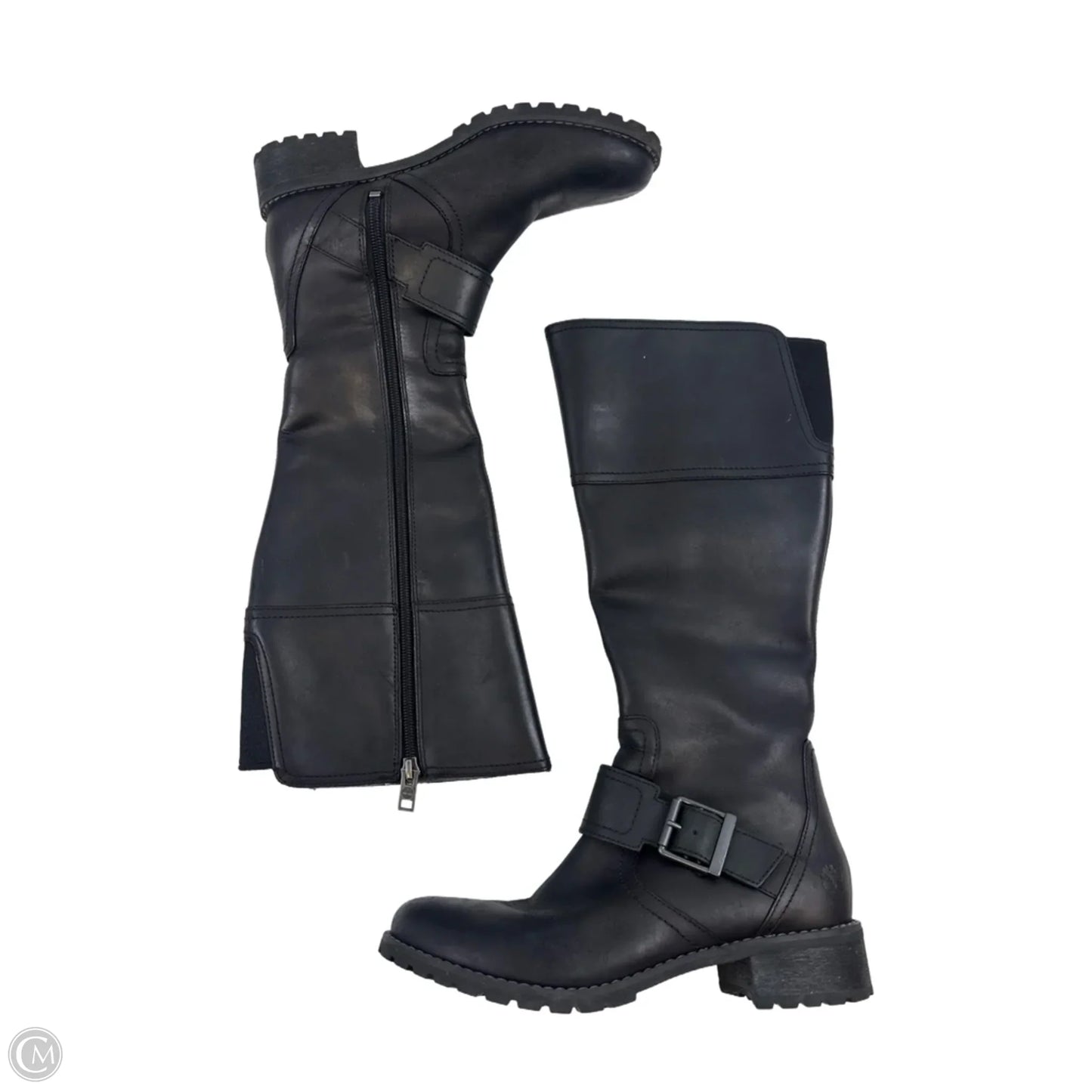 Boots Knee Flats By Timberland In Black, Size: 7