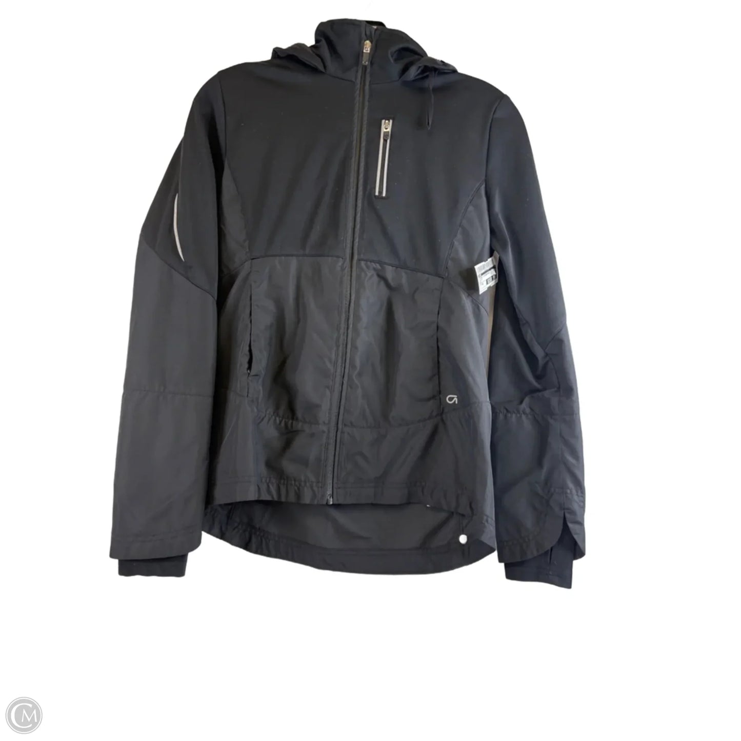 Jacket Windbreaker By Gap In Black, Size: Xs