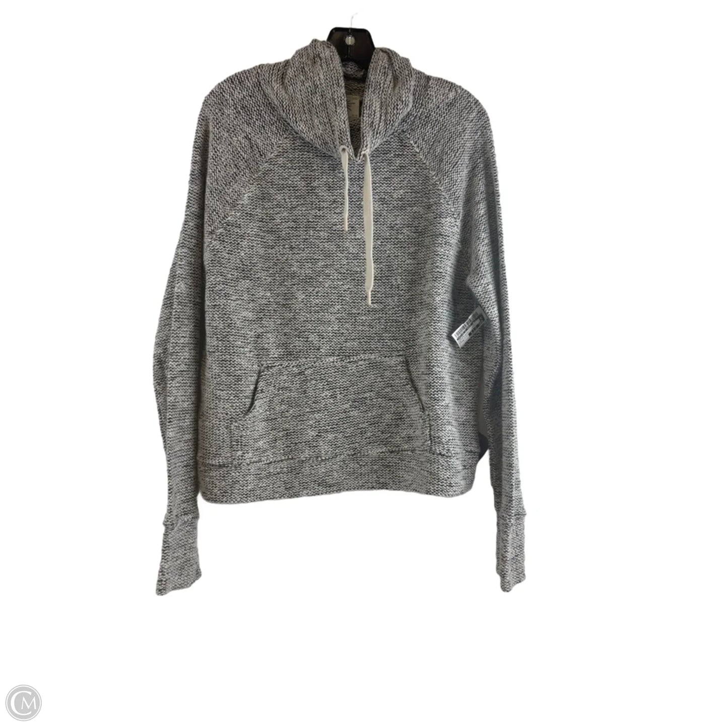 Top Long Sleeve By Offline By Aerie In Black & White, Size: M