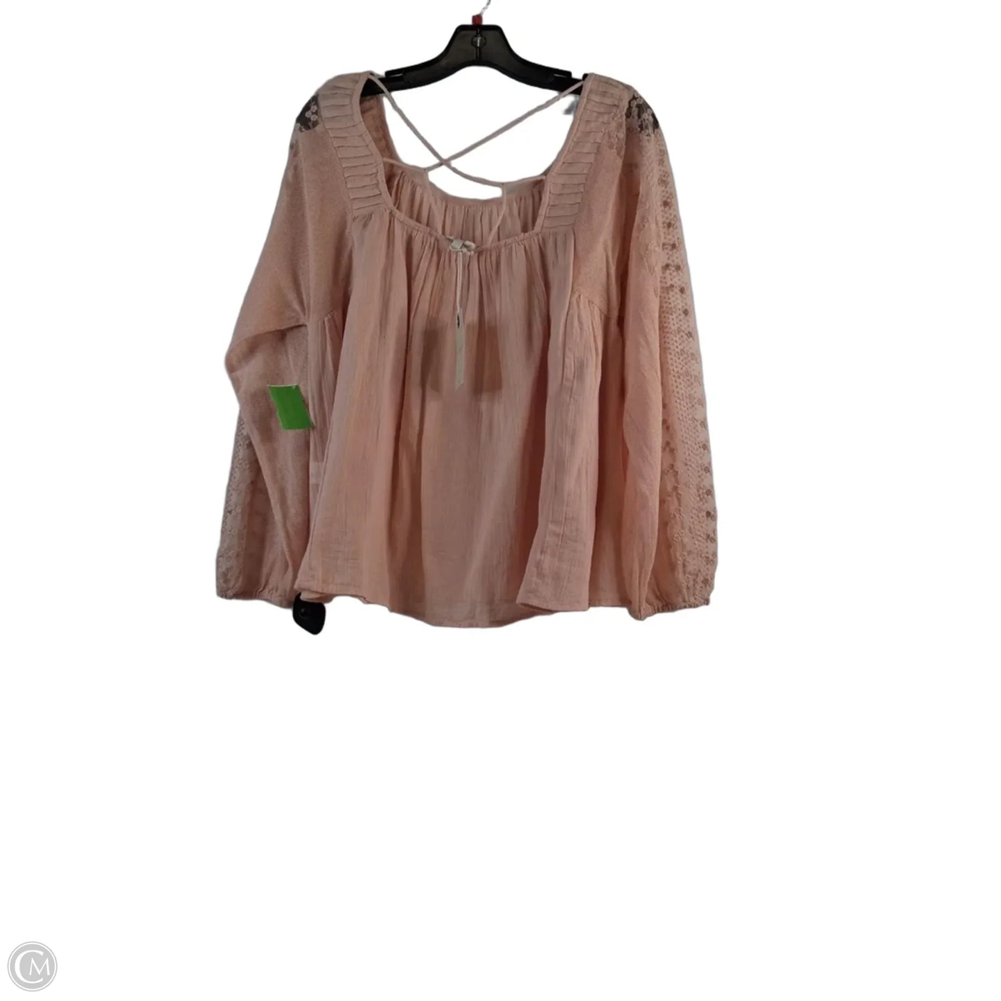 Top Long Sleeve By Lucky Brand In Orange, Size: S