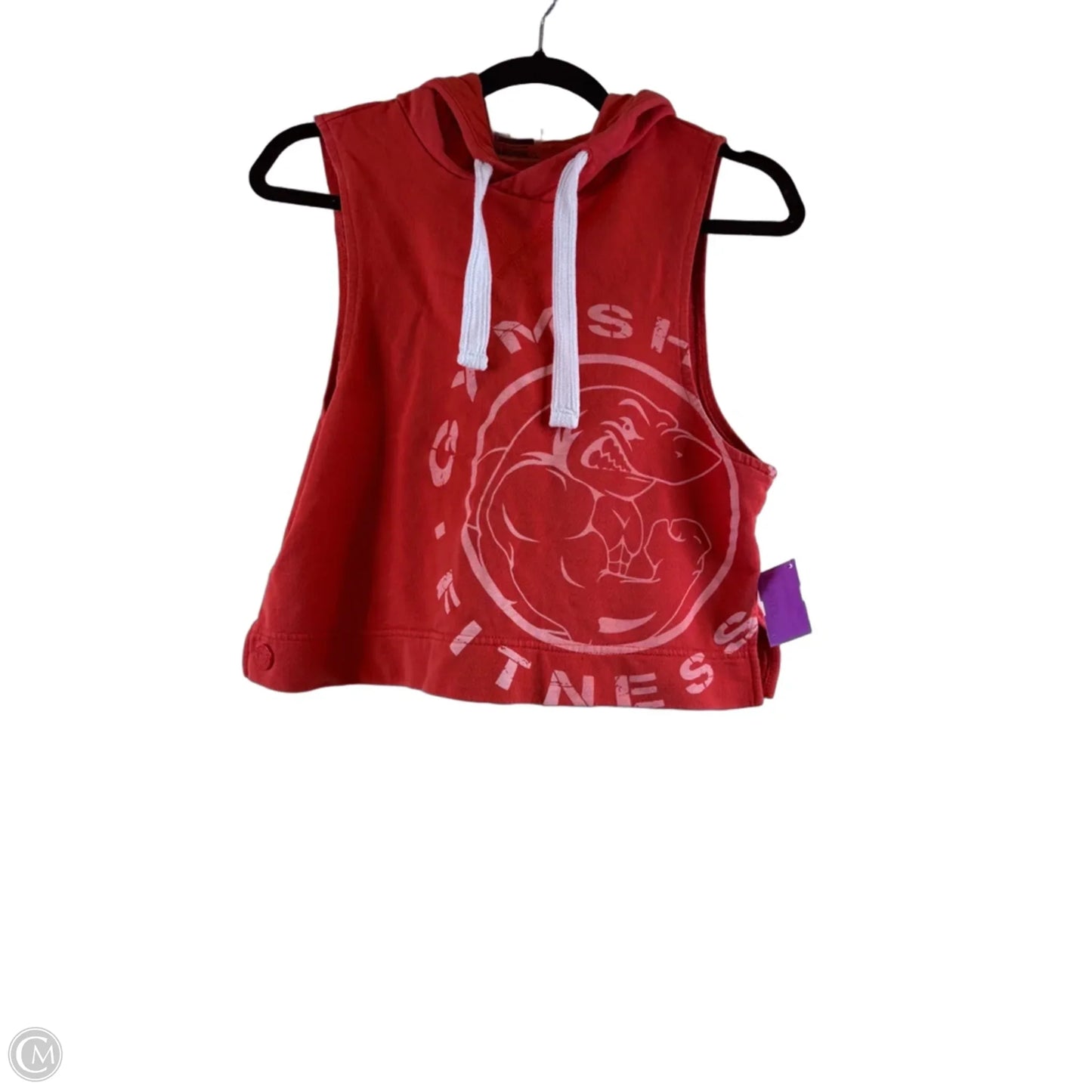 Athletic Tank Top By Gym Shark In Orange, Size: M