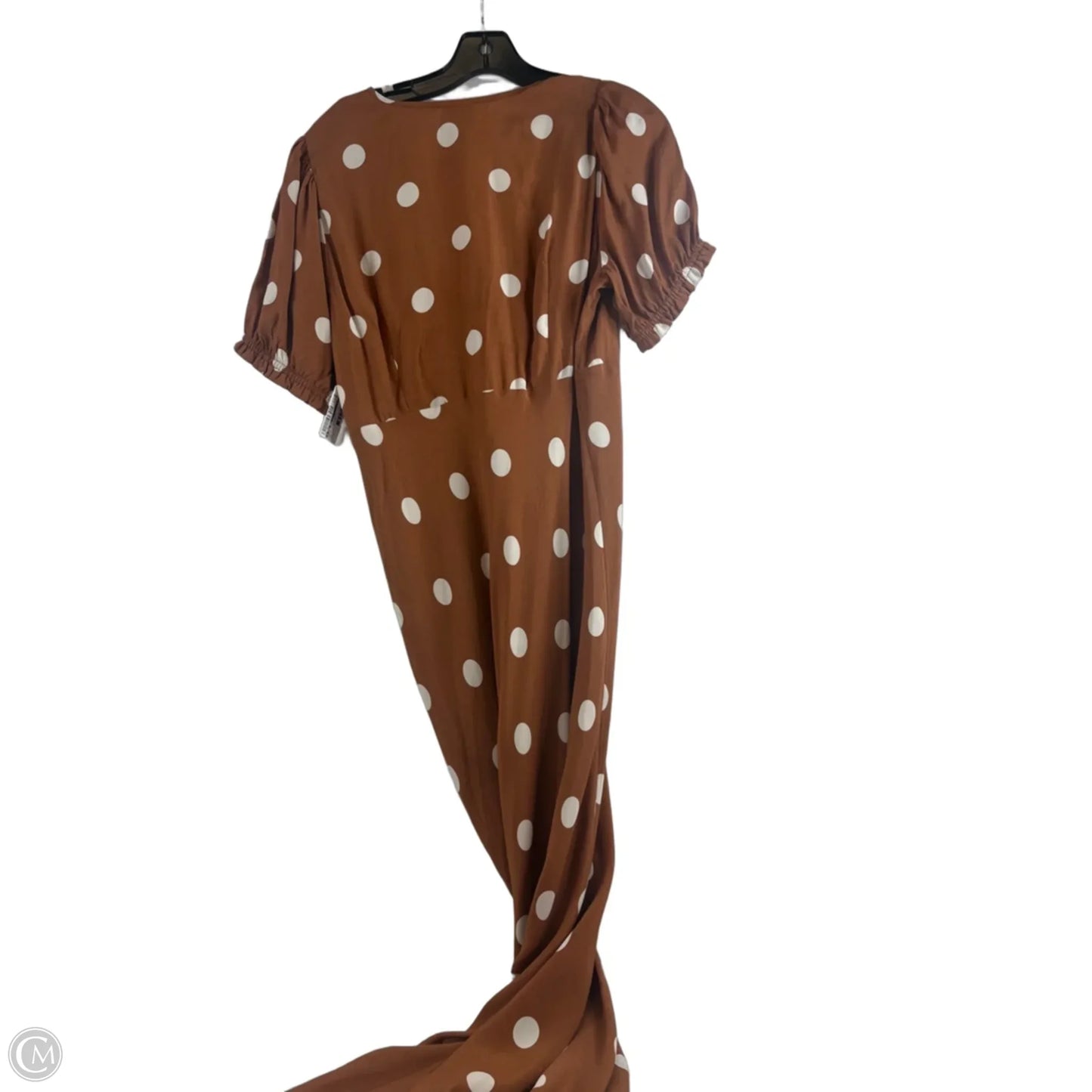 Dress Casual Maxi By A New Day In Polkadot Pattern, Size: M