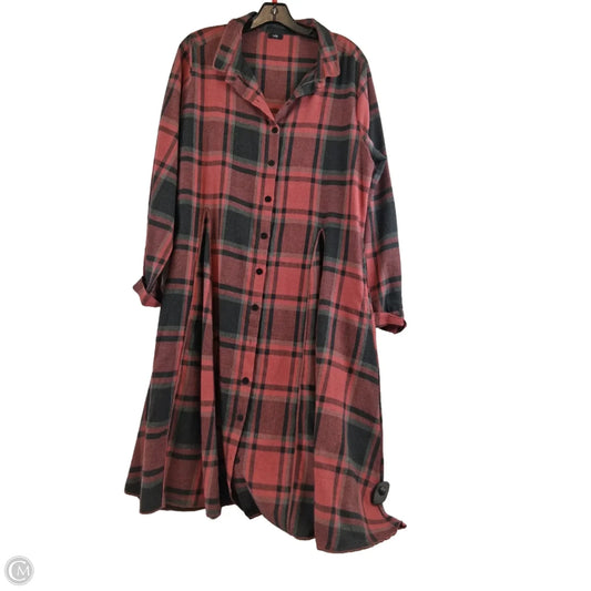 Dress Casual Maxi By Clothes Mentor In Black & Red, Size: M