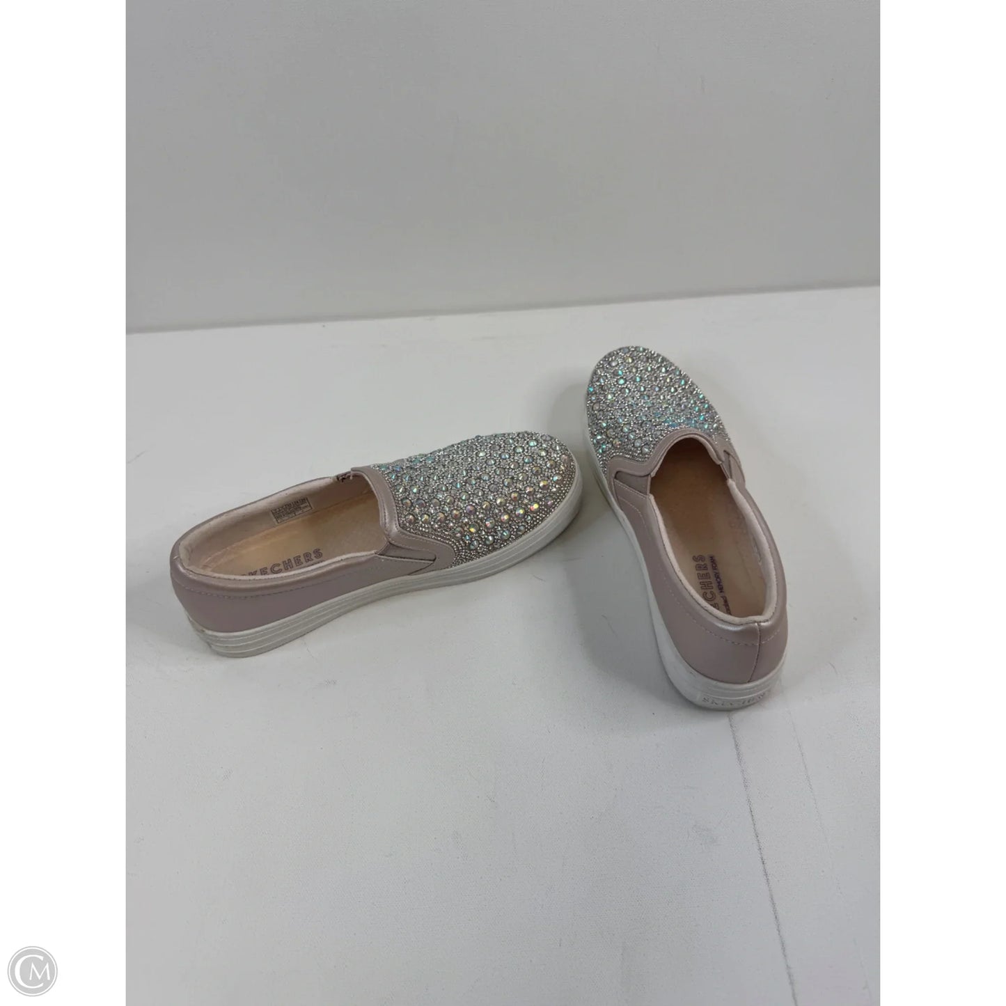 Shoes Heels Platform By Skechers In Rose Gold, Size: 7