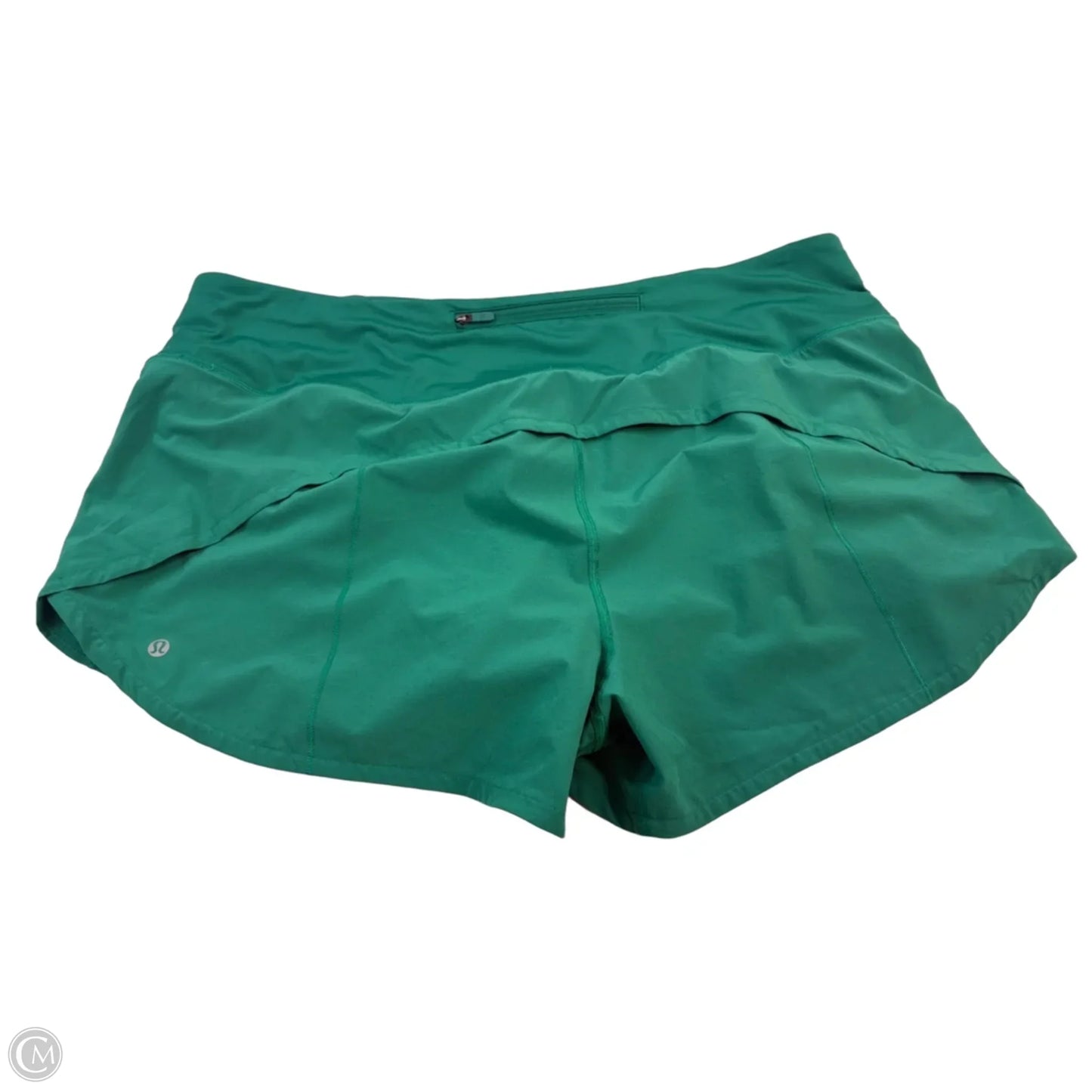 Athletic Shorts By Lululemon In Green, Size: 16