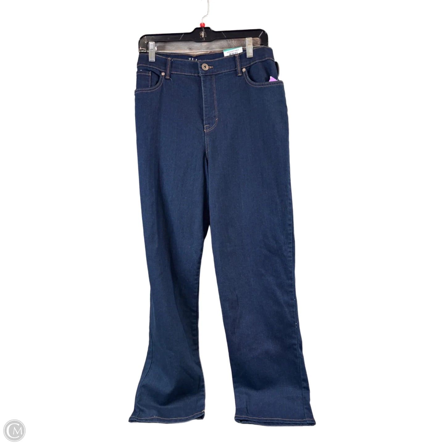 Jeans Straight By Style And Company In Blue Denim, Size: 16