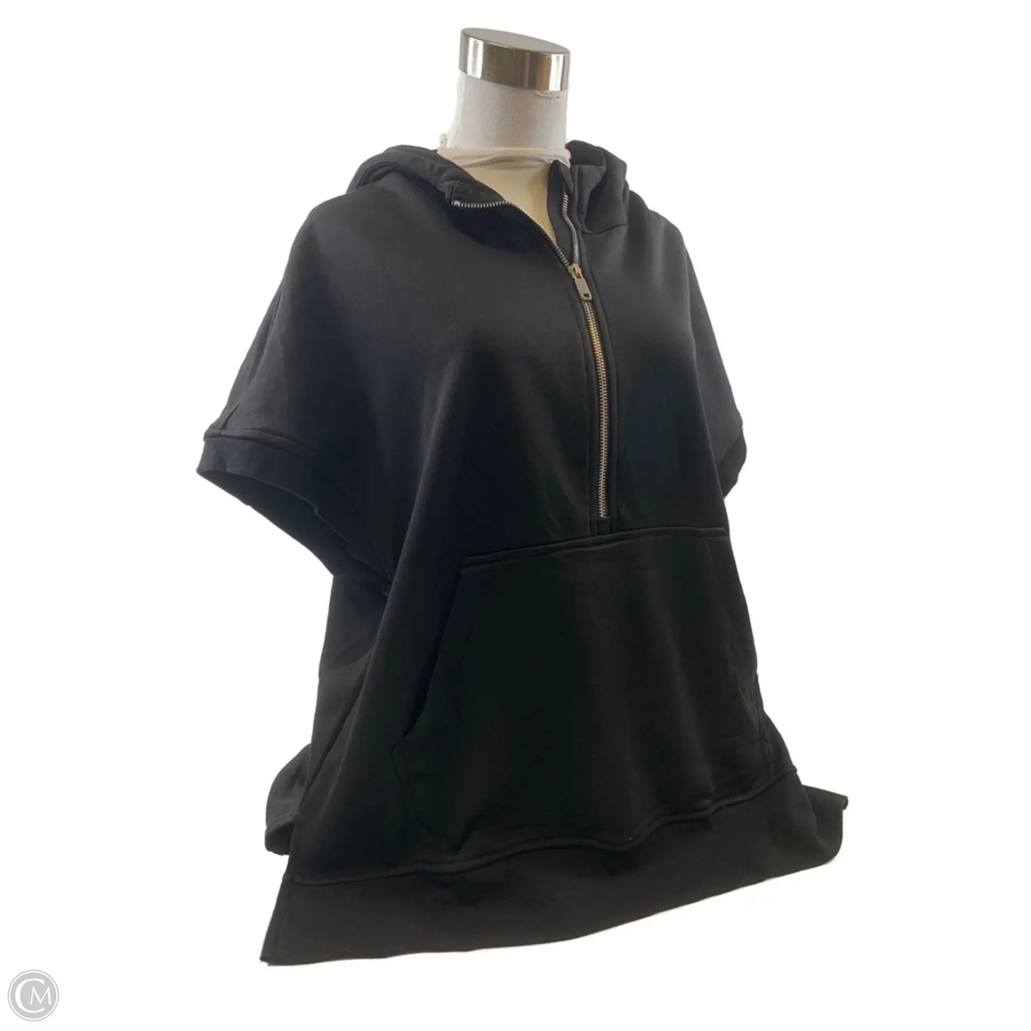 Top Short Sleeve By Clothes Mentor In Black, Size: L