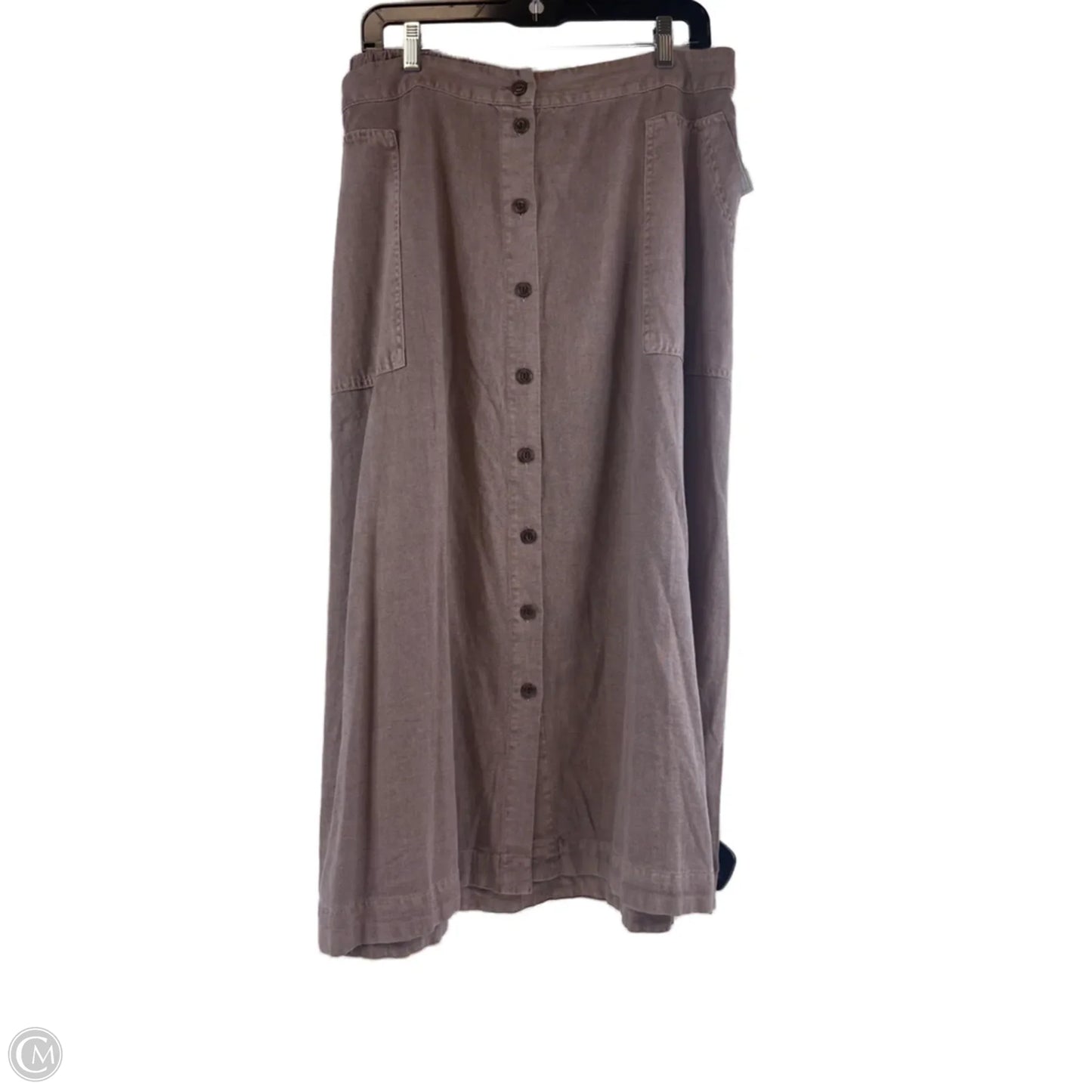 Skirt Midi By Universal Thread In Brown, Size: 16