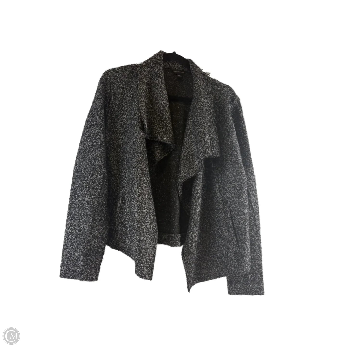 Blazer By Ann Taylor In Black & Grey, Size: L