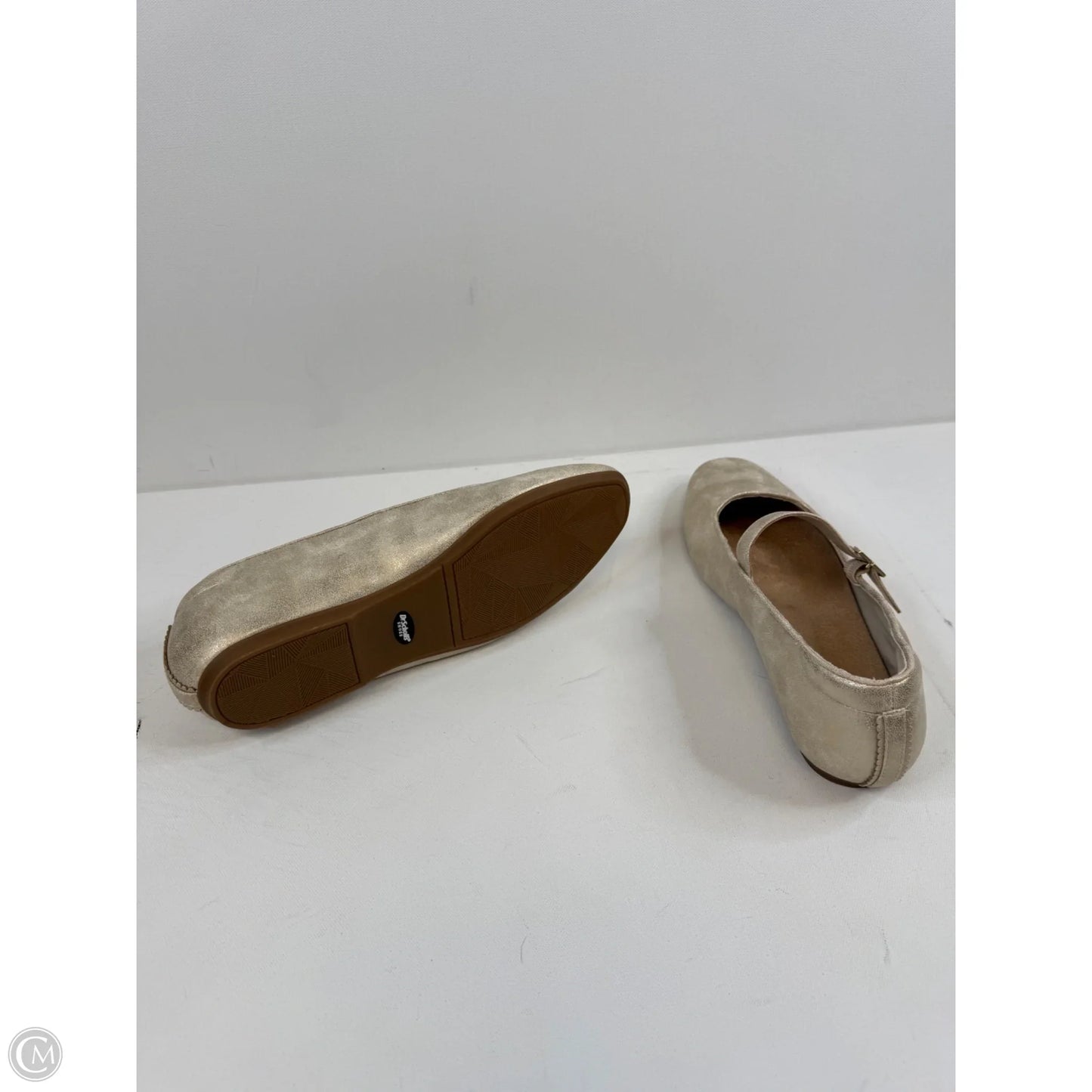 Shoes Flats By Dr Scholls In Gold, Size: 11