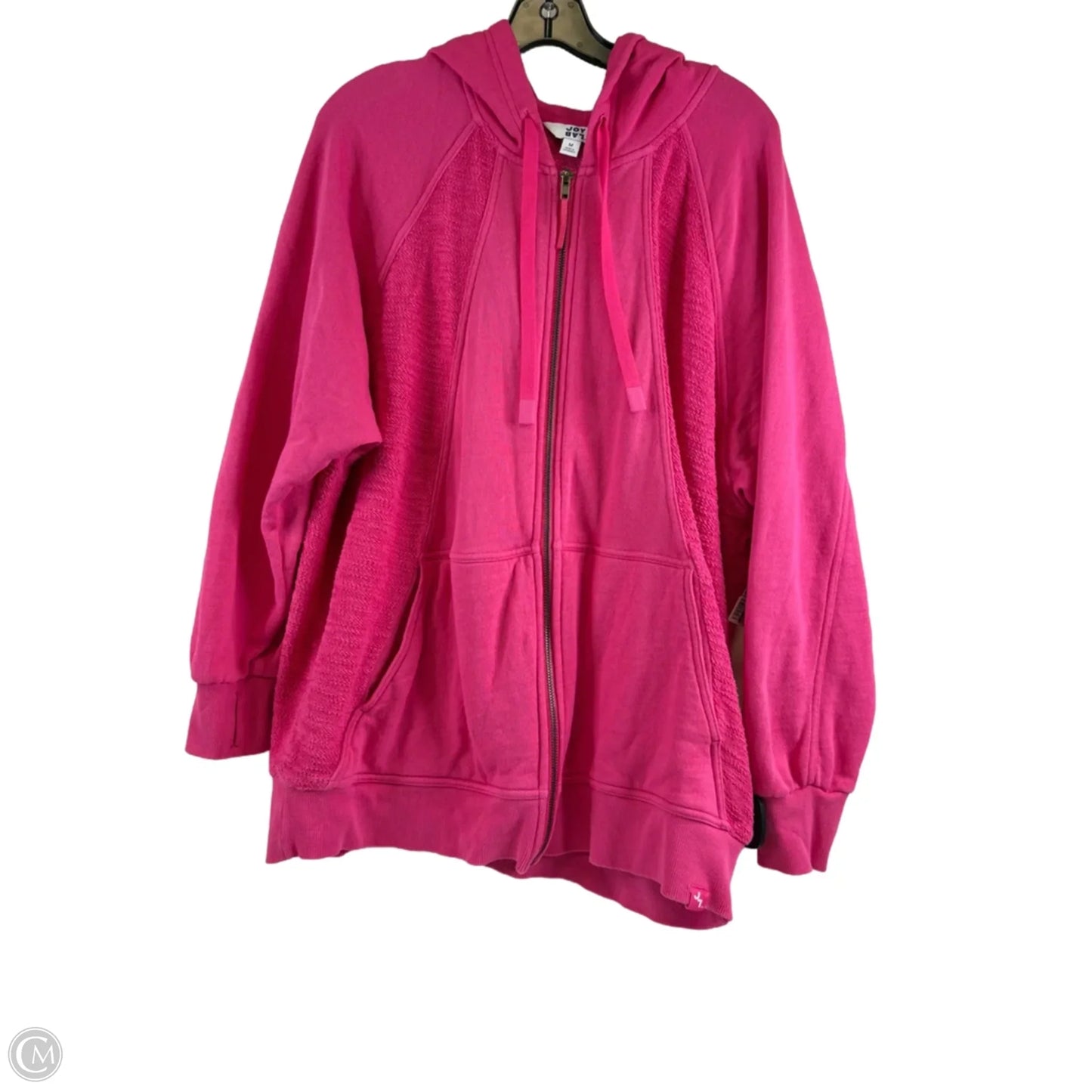 Sweatshirt Hoodie By Joy Lab In Pink, Size: M