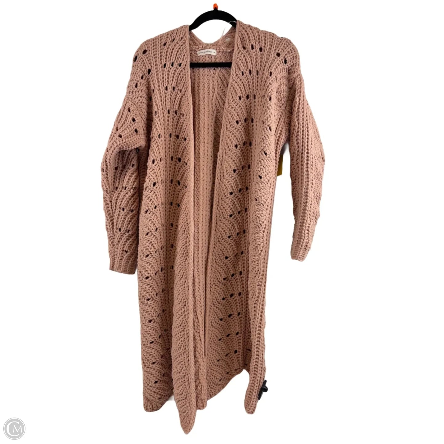 Sweater Cardigan By Moon And Madison In Peach, Size: M