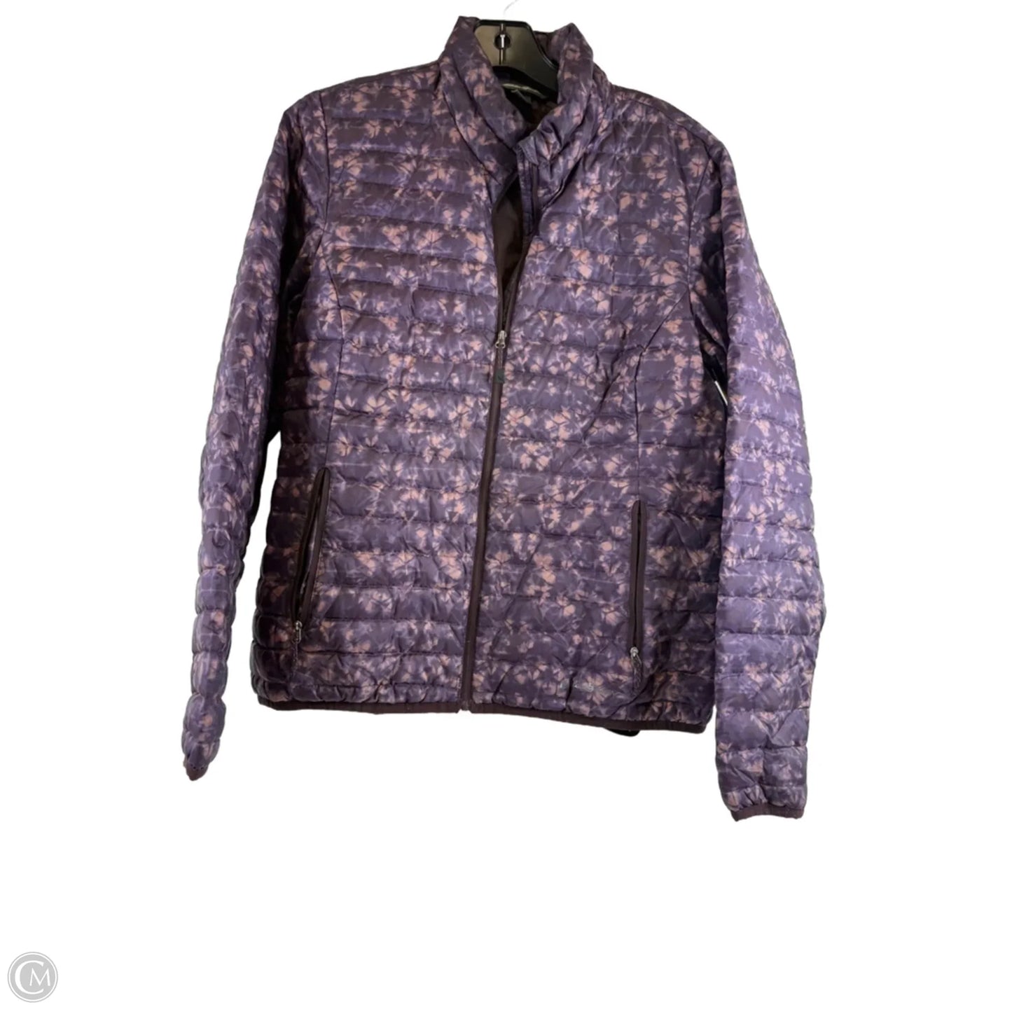 Jacket Puffer & Quilted By Eddie Bauer In Purple, Size: S