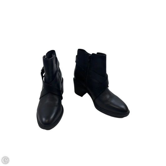Boots Ankle Heels By Clarks In Black, Size: 9
