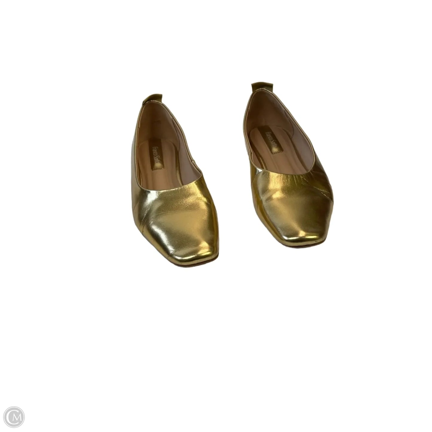 Shoes Flats By Franco Sarto In Gold, Size: 9