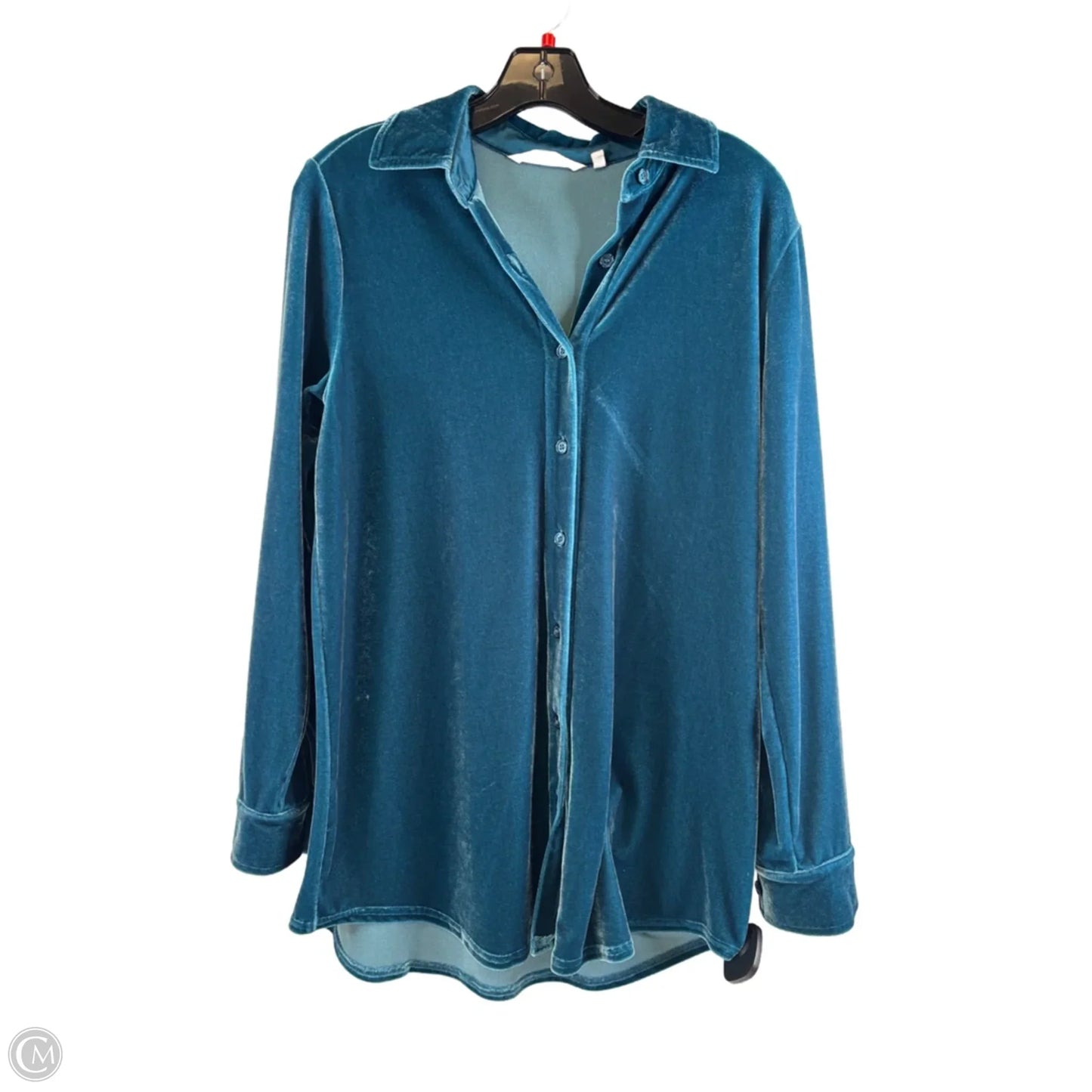 Top Long Sleeve By Soft Surroundings In Blue, Size: Xs