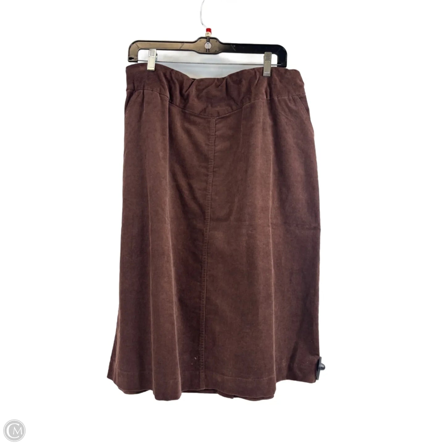 Skirt Midi By Coldwater Creek In Brown, Size: 14p